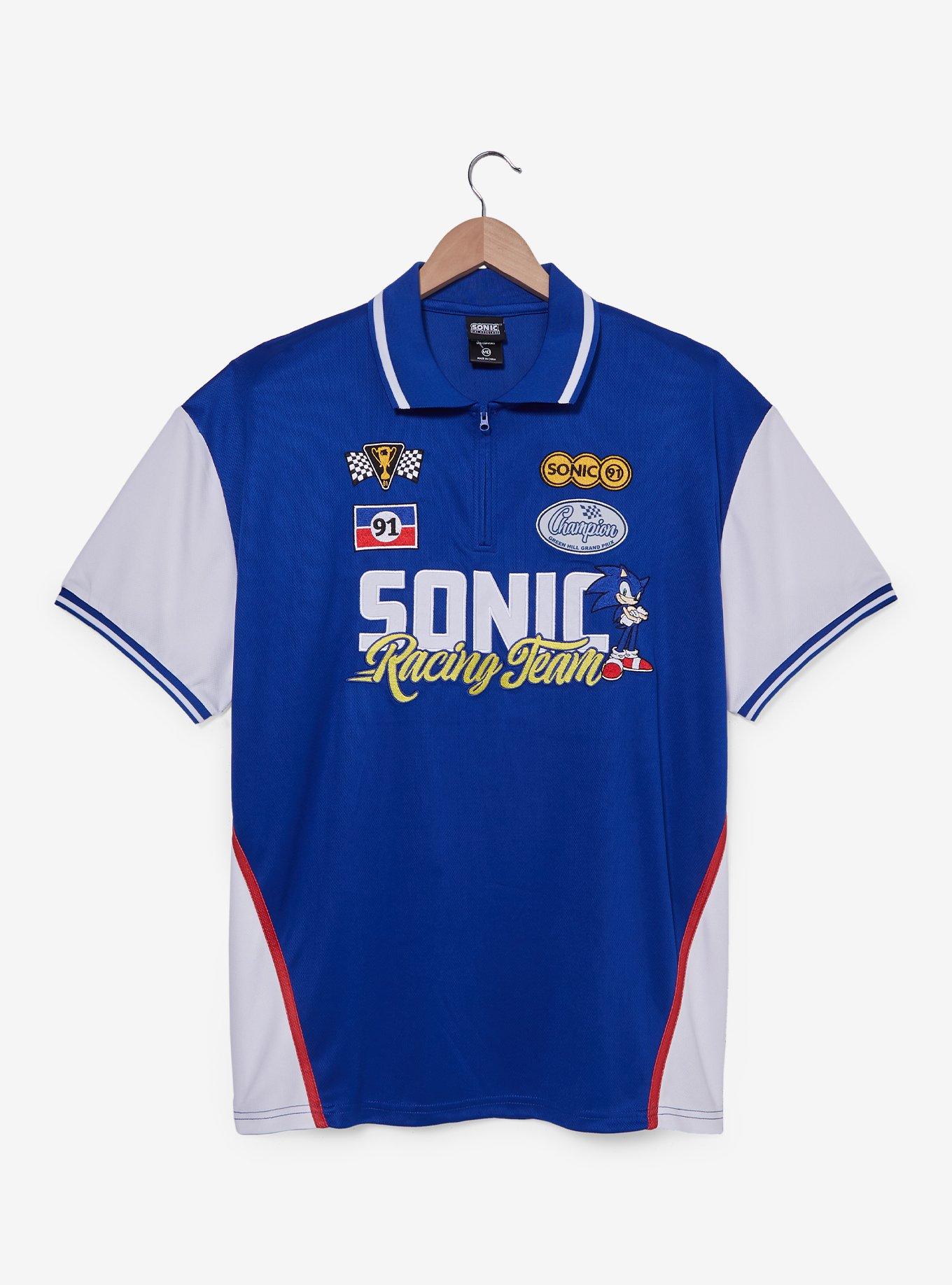 Sonic the Hedgehog Racing Team Quarter Zip Polo, , hi-res