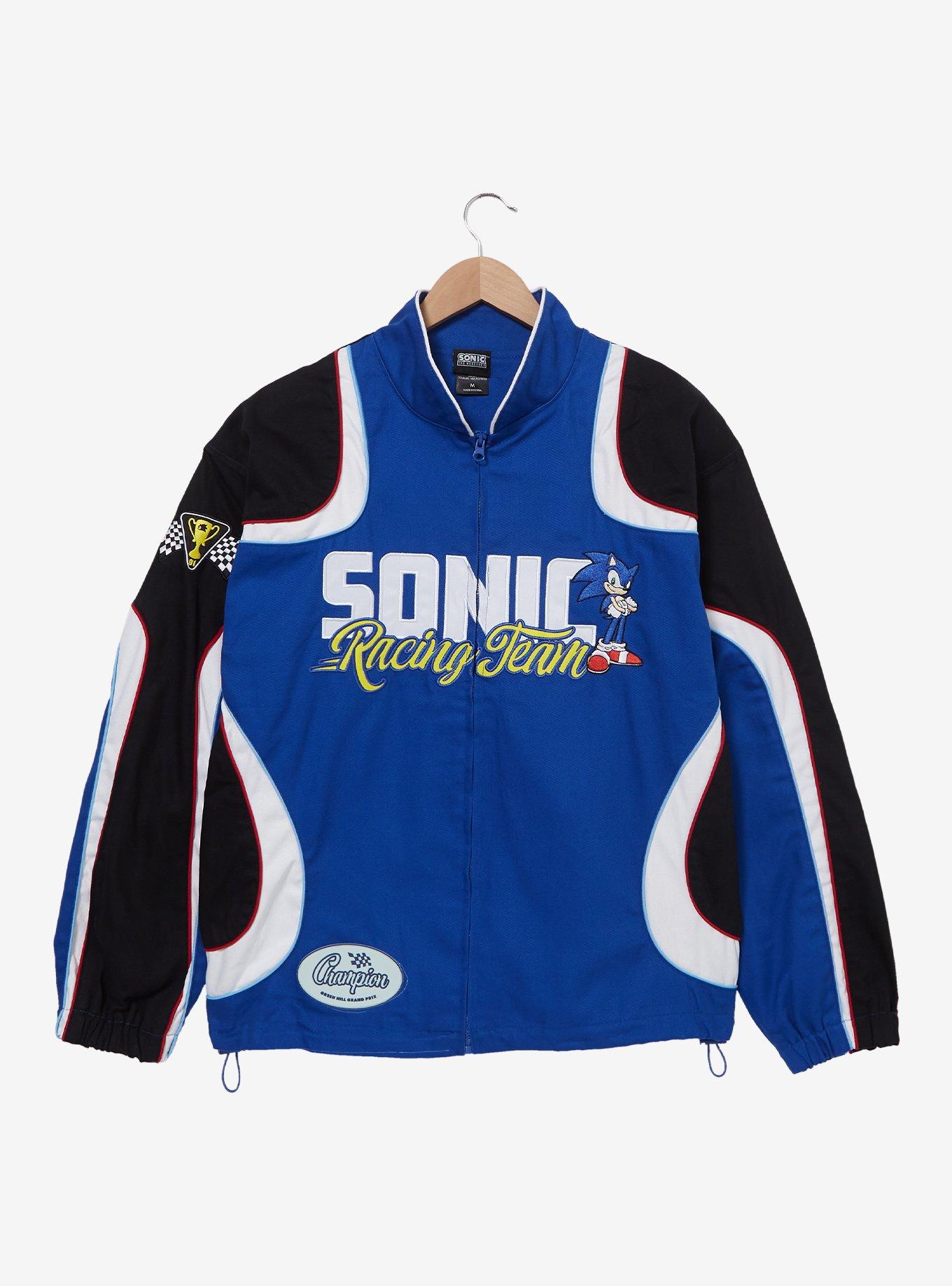 Sonic the Hedgehog Sonic Racing Team Moto Racing Jacket - BoxLunch Exclusive, , hi-res