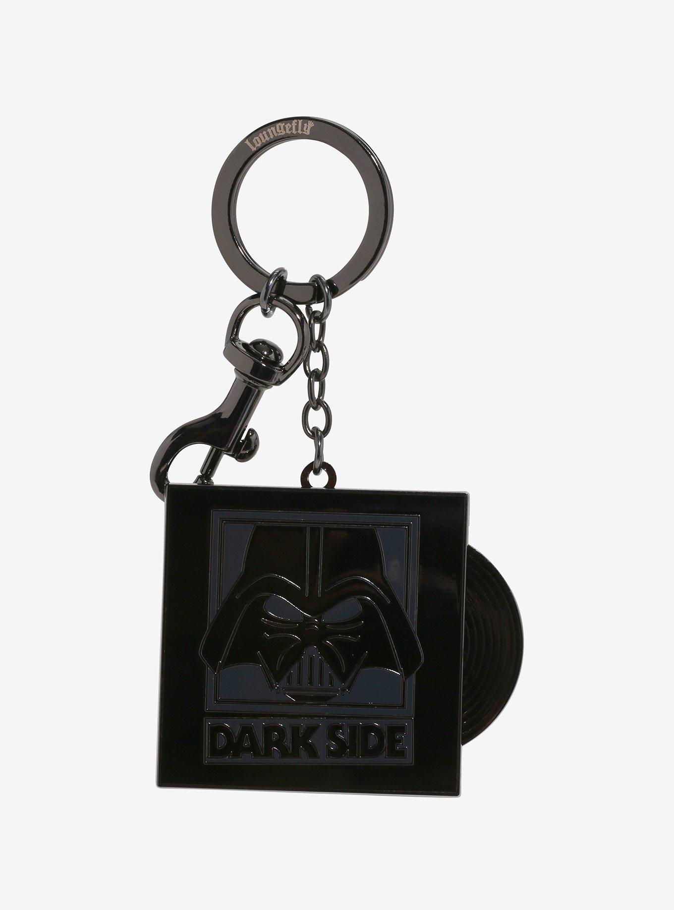 Loungefly Star Wars Darth Vader Vinyl Record Sliding Keychain - BoxLunch Exclusive, , hi-res