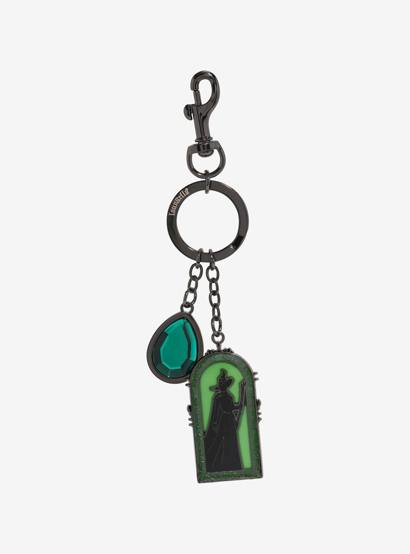 Loungefly Wicked Elphaba Portrait Multi-Charm Keychain - BoxLunch Exclusive, , hi-res