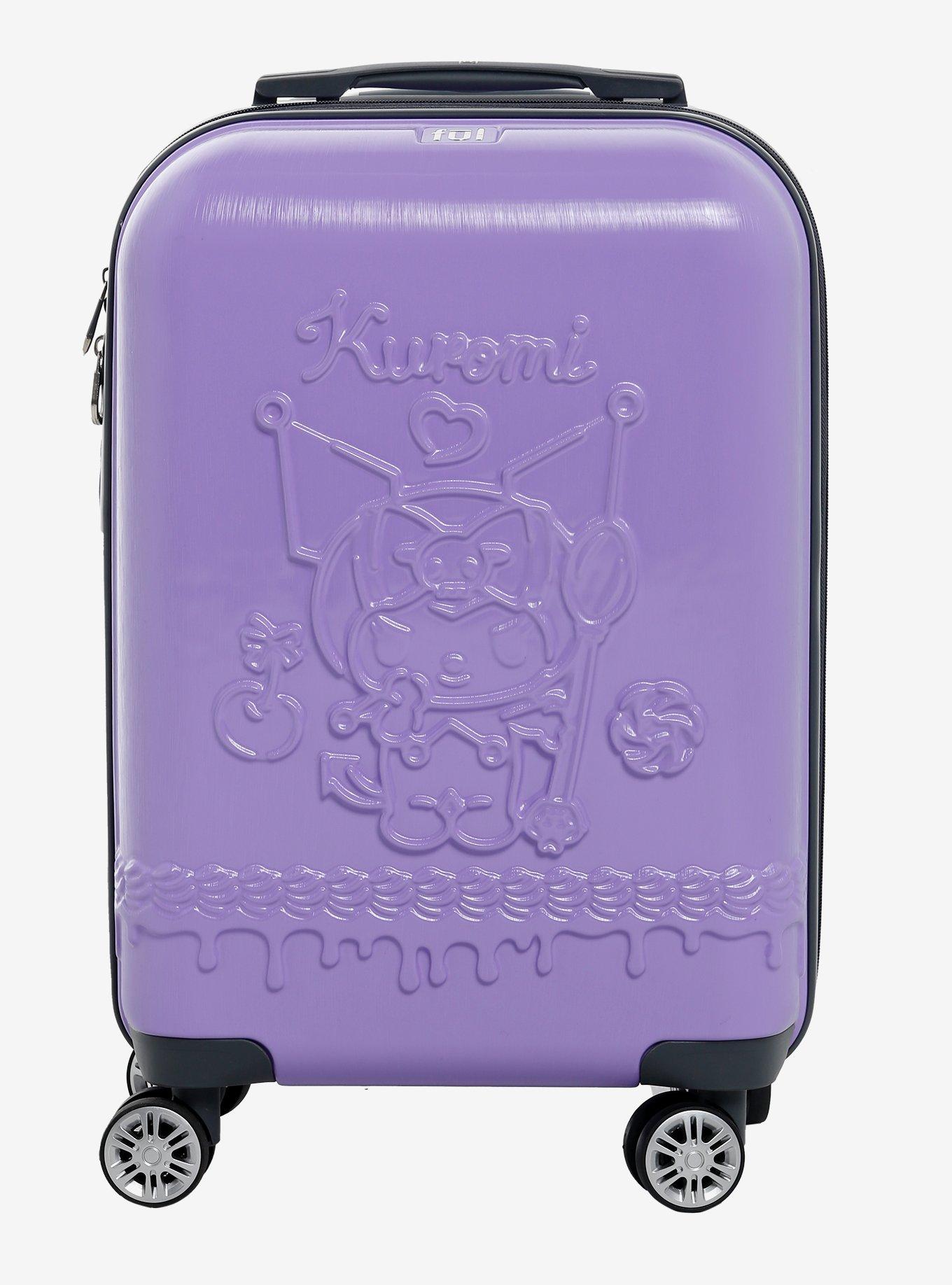 Kuromi キャリーケース 紫 FUL Sanrio Kuromi Icons Purple Suitcase | BoxLunch