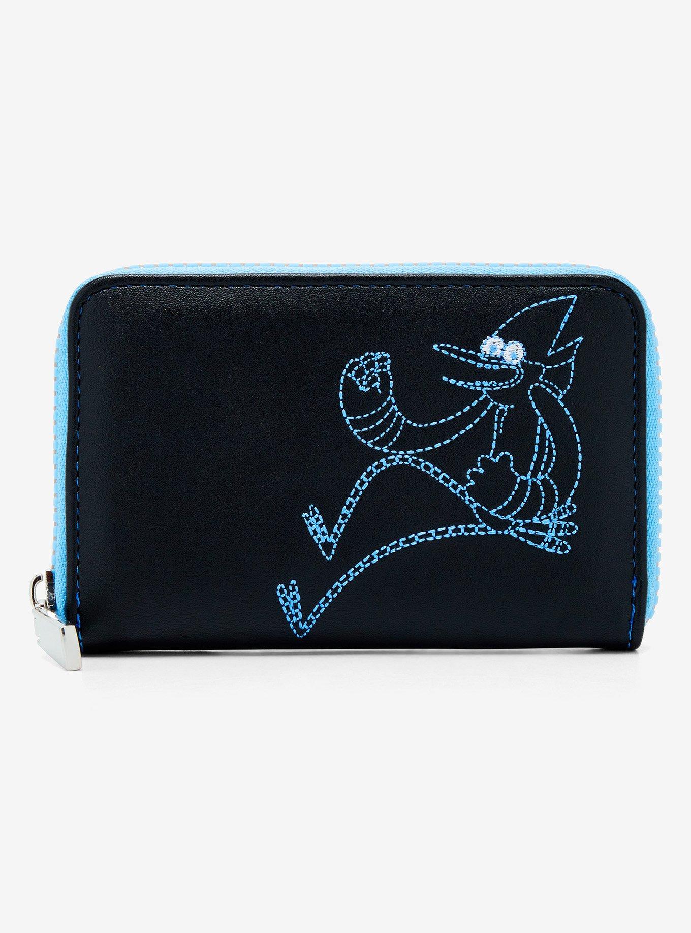 Regular Show Mordecai & Rigby Embroidered Zip Wallet — BoxLunch Exclusive