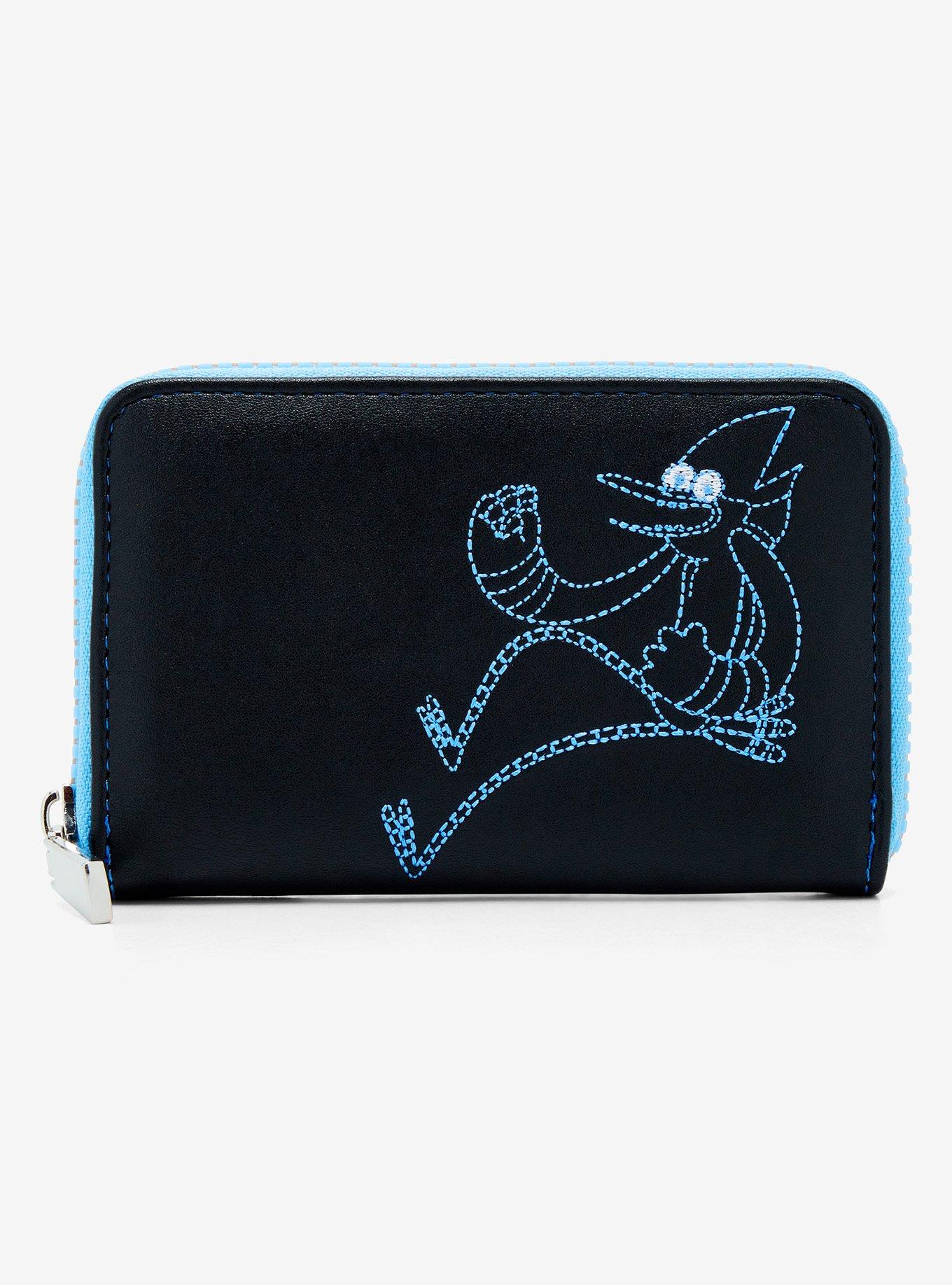 Regular Show Mordecai & Rigby Embroidered Zip Wallet &mdash; BoxLunch Exclusive, , hi-res