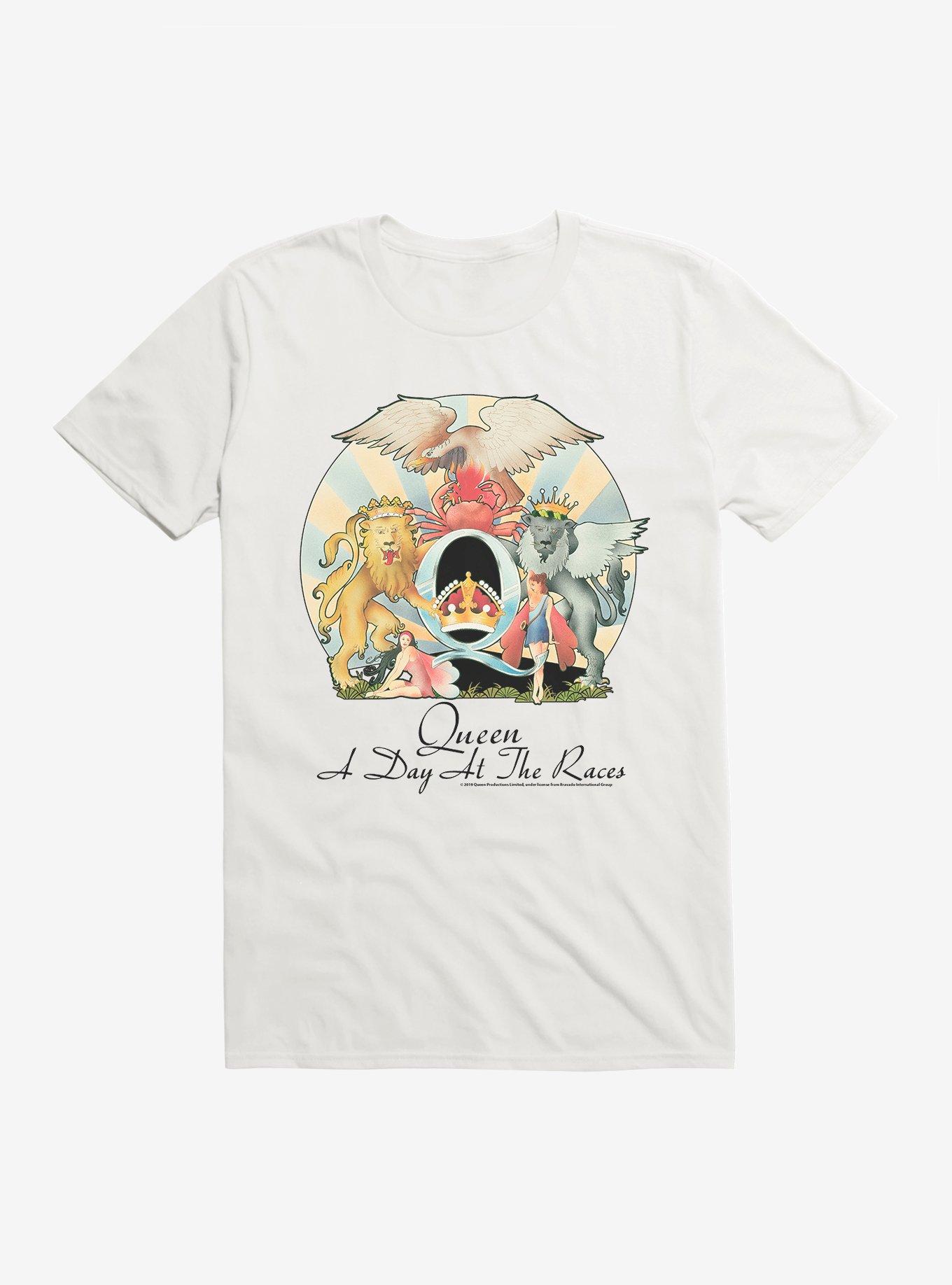 Queen A Day At The Races Extra Soft T-Shirt, WHITE, hi-res