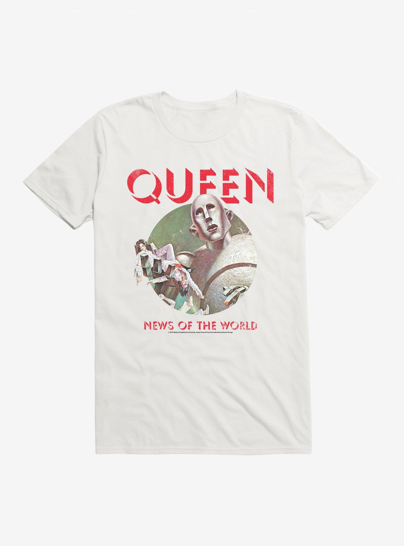Queen News of the World Extra Soft T-Shirt, WHITE, hi-res