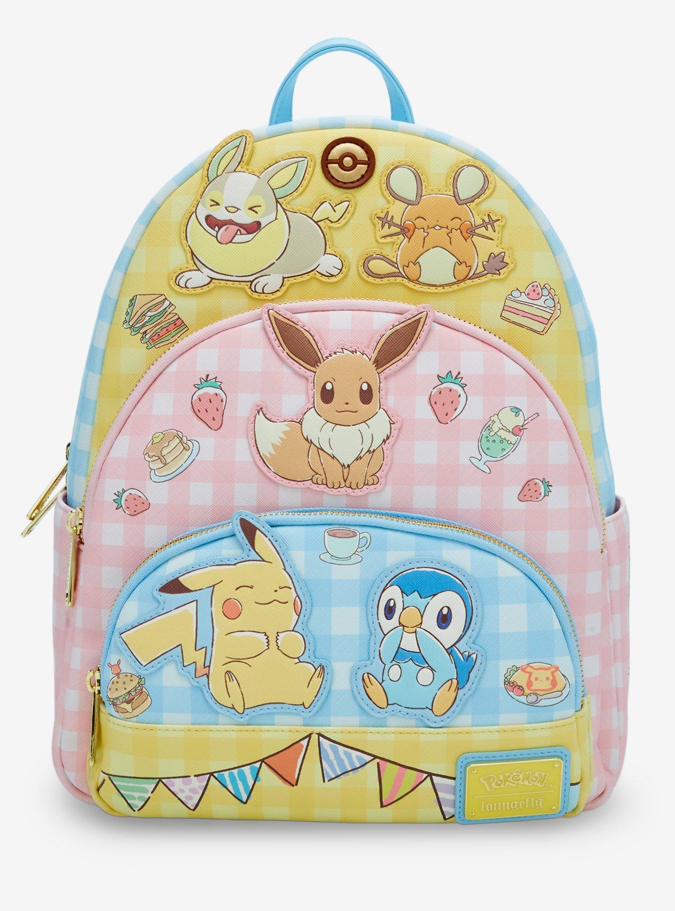 Loungefly Pokemon Snacks Gingham Mini Backpack, , hi-res