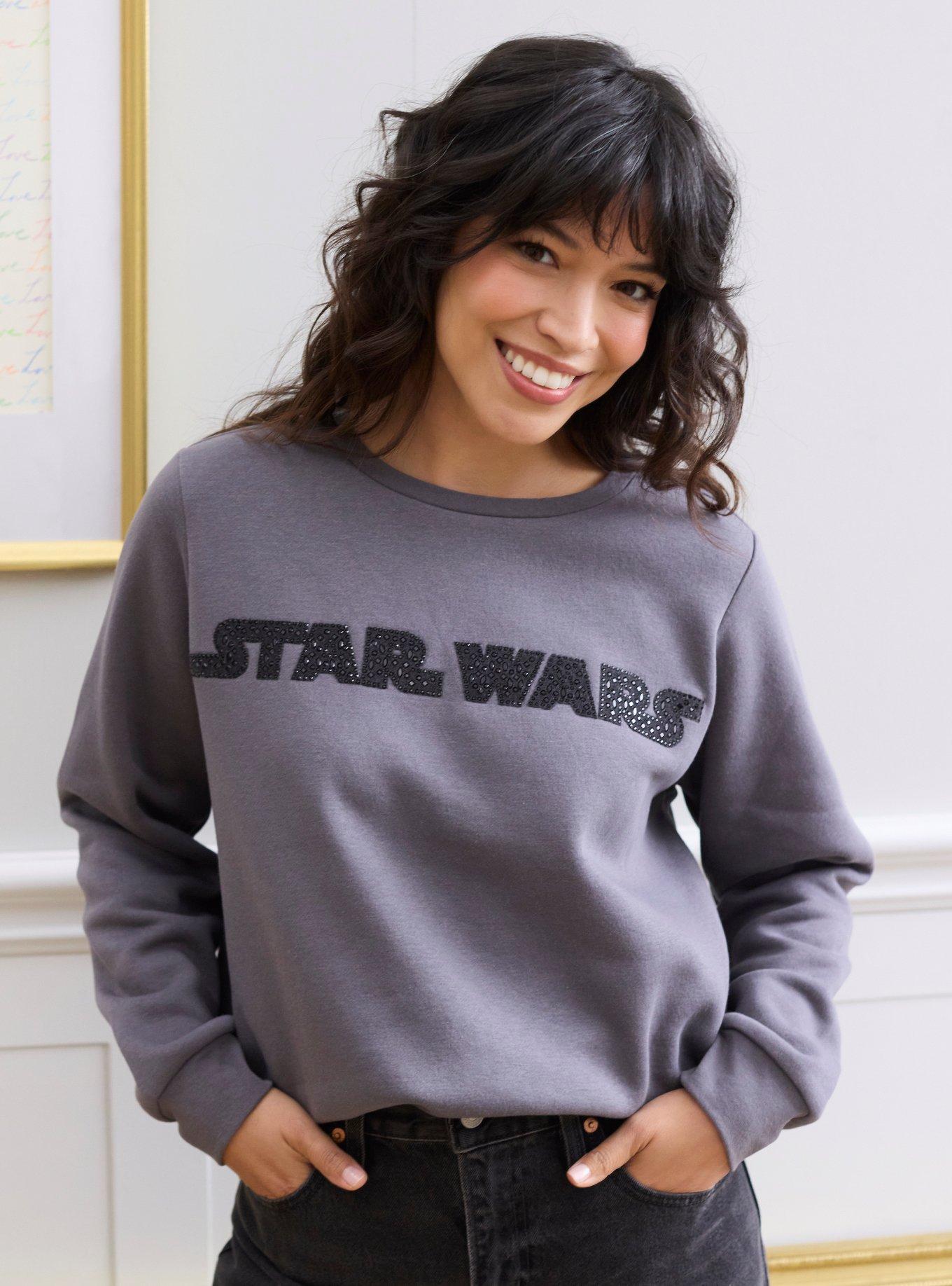 Her Universe Star Wars Rhinestone Logo Sweatshirt Her Universe Exclusive, , hi-res