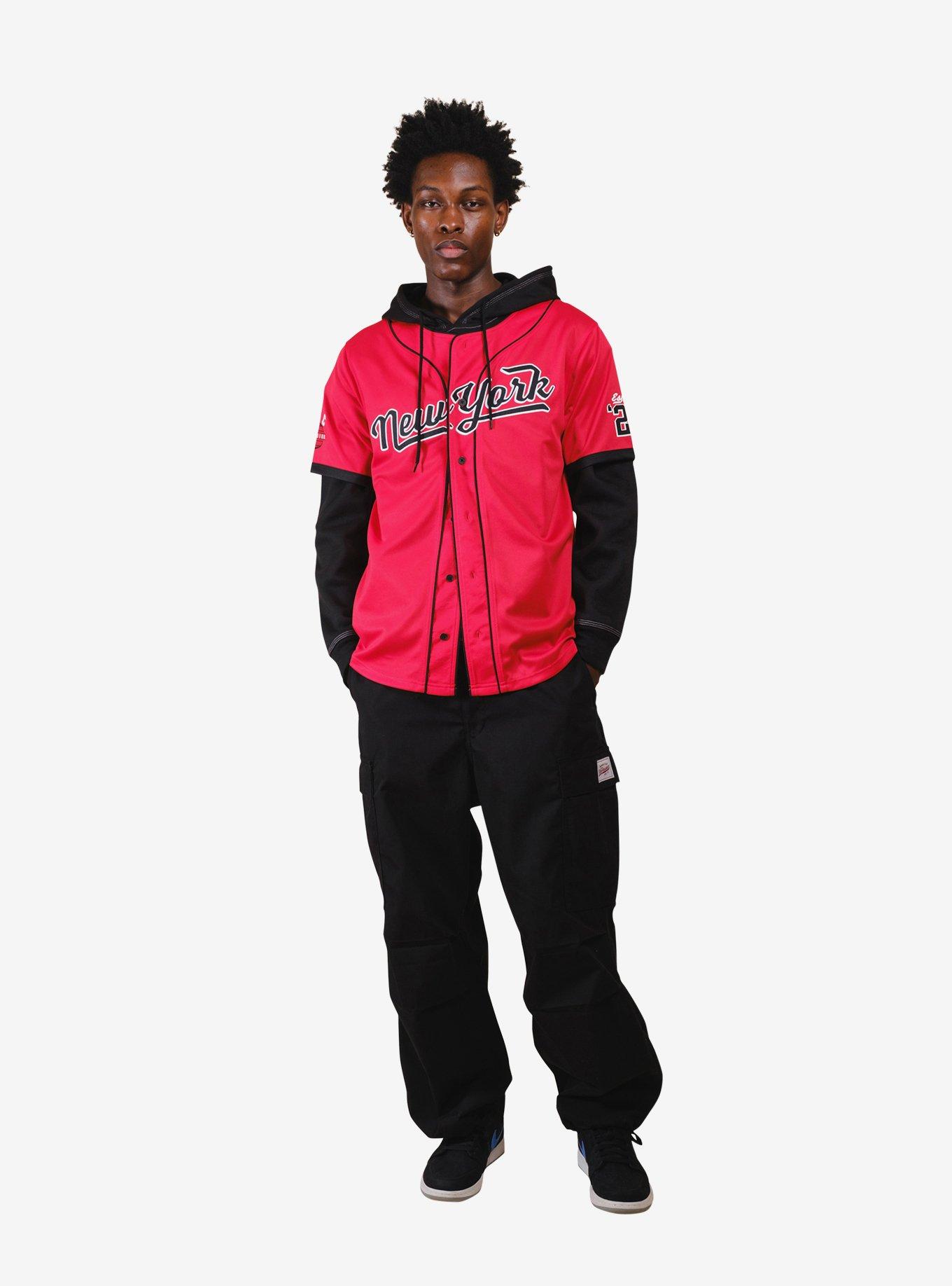 NY Excelsior Red Baseball Jersey, , hi-res