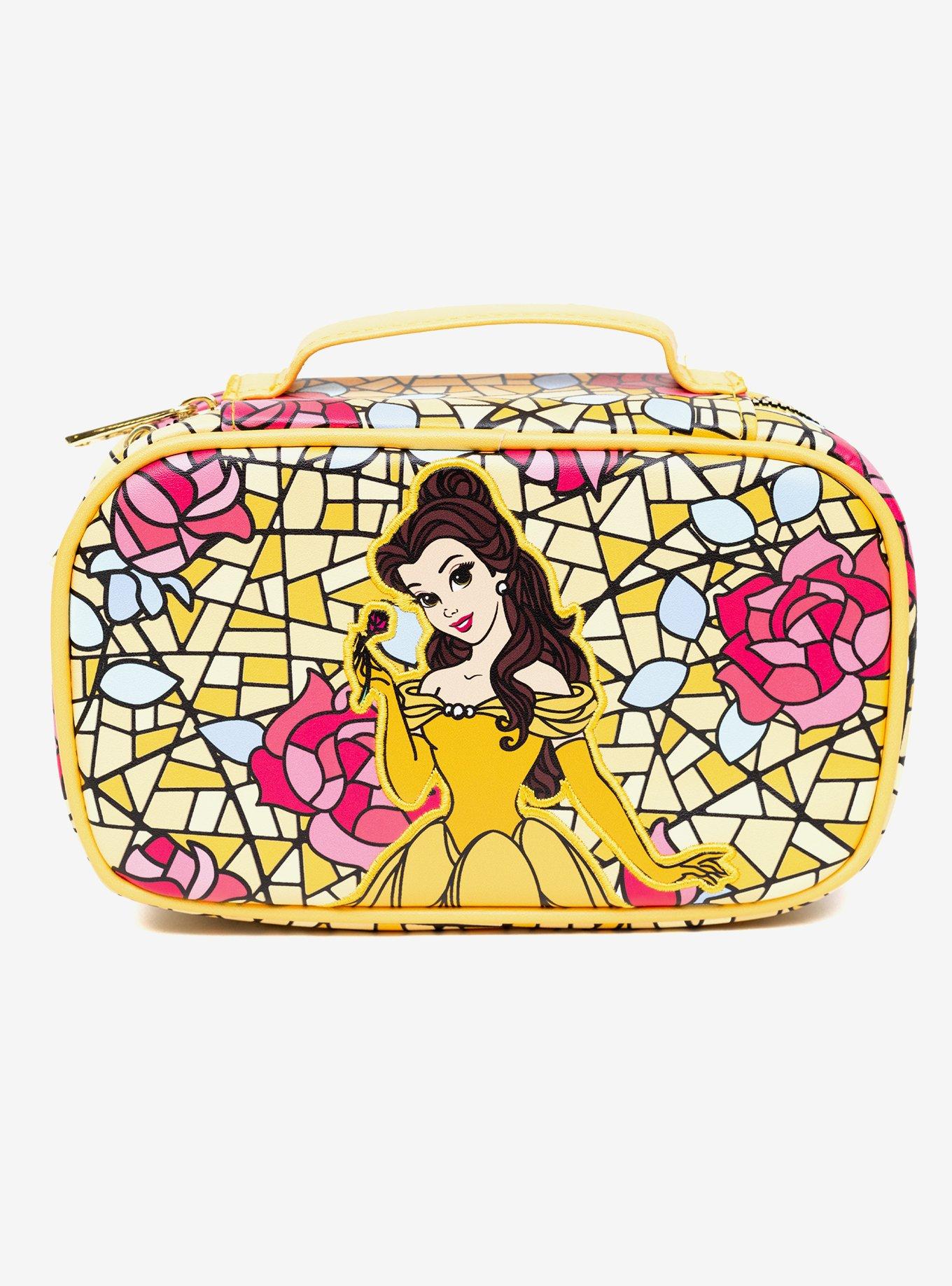 Buckle-Down Disney Beauty And The Beast Belle Stained Glass Makeup Bag, , hi-res