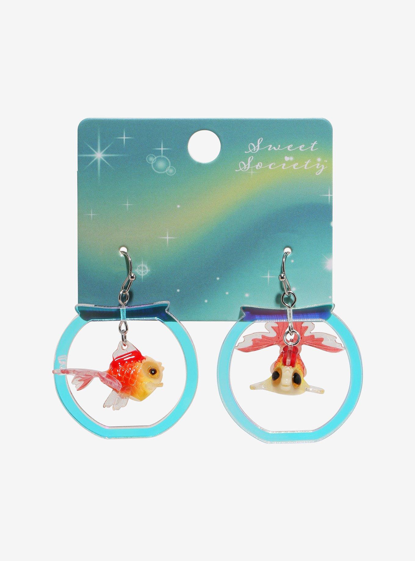 Sweet Society Goldfish Bowl Earrings