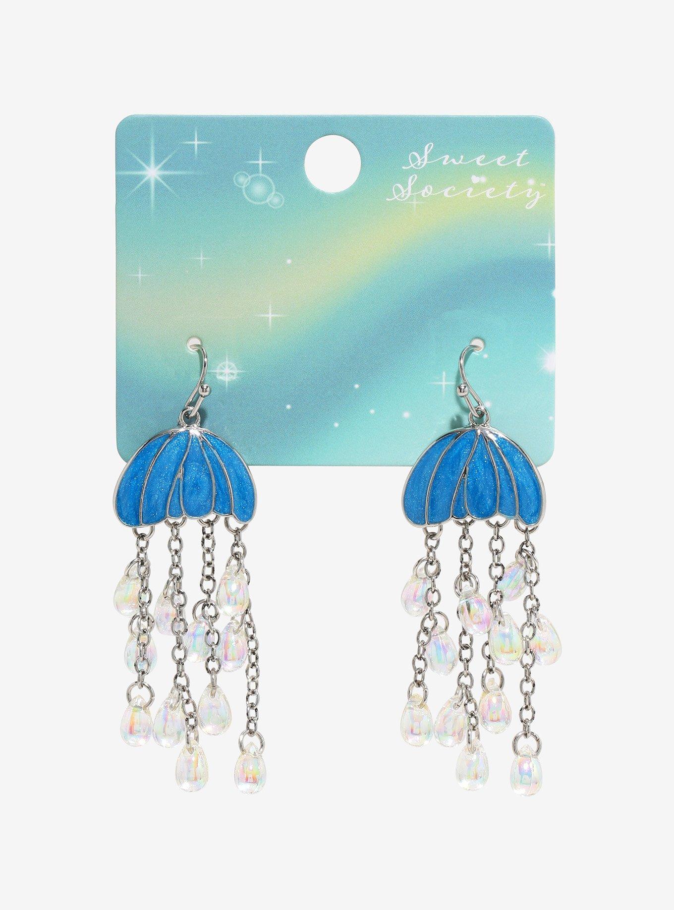 Sweet Society Jellyfish Gem Drop Earrings, , hi-res