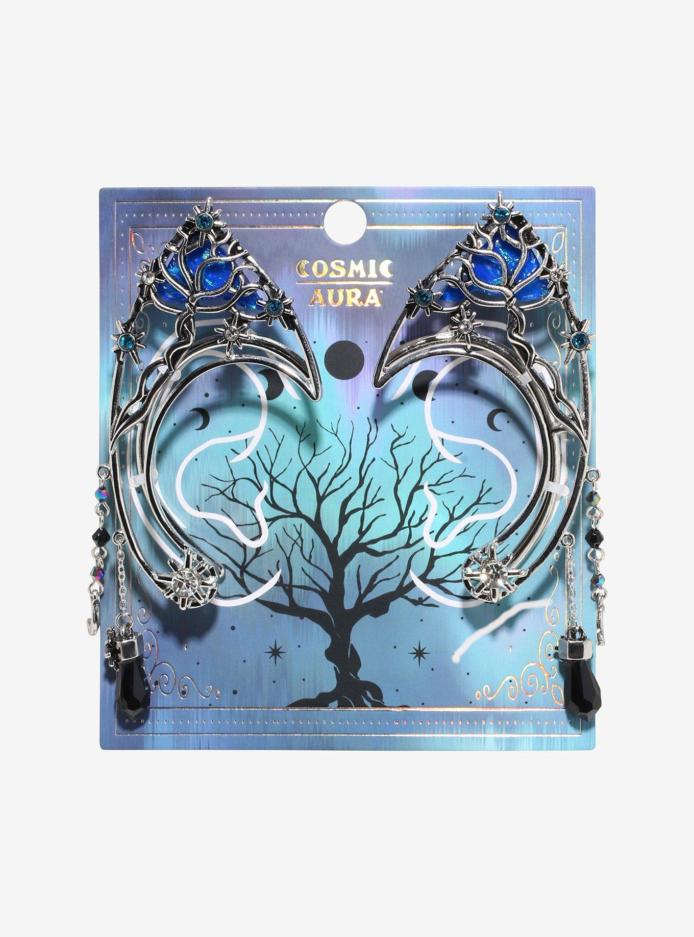 Cosmic Aura Tree Of Life Ear Cuff Set, , hi-res