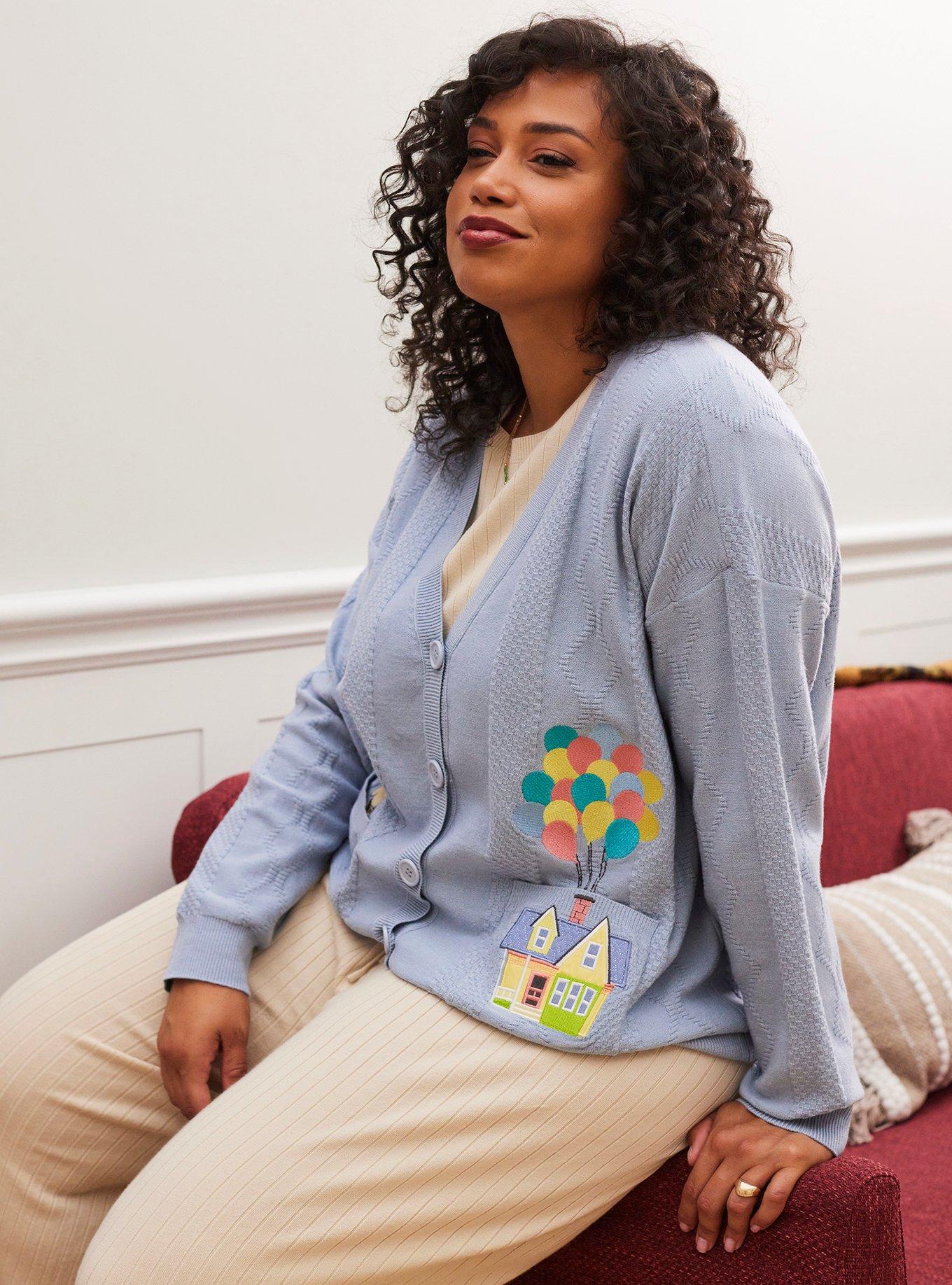 Her Universe Disney Pixar Up Embroidered Cardigan Plus Size Her Universe Exclusive