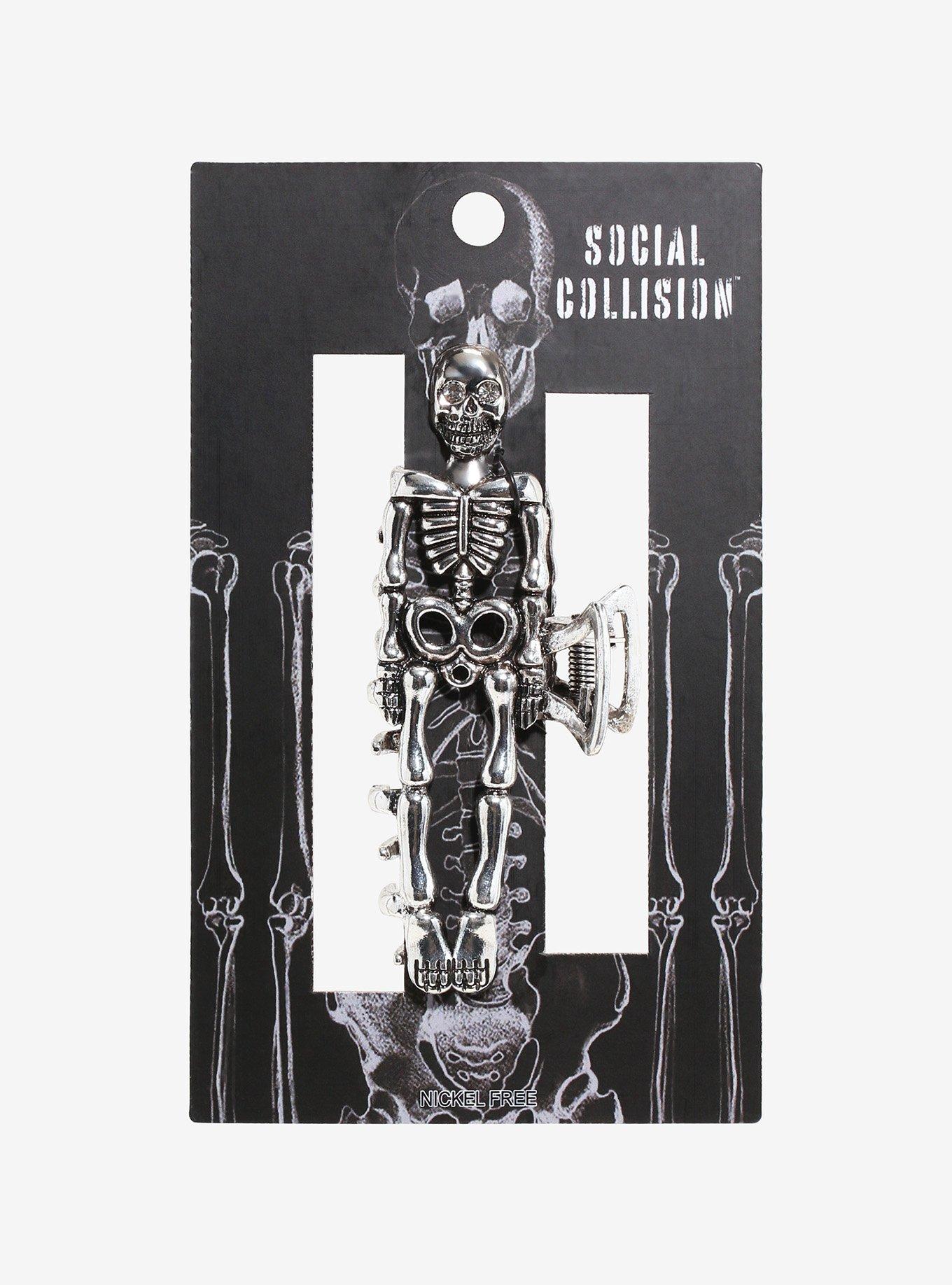 Social Collision Skeleton Claw Hair Clip