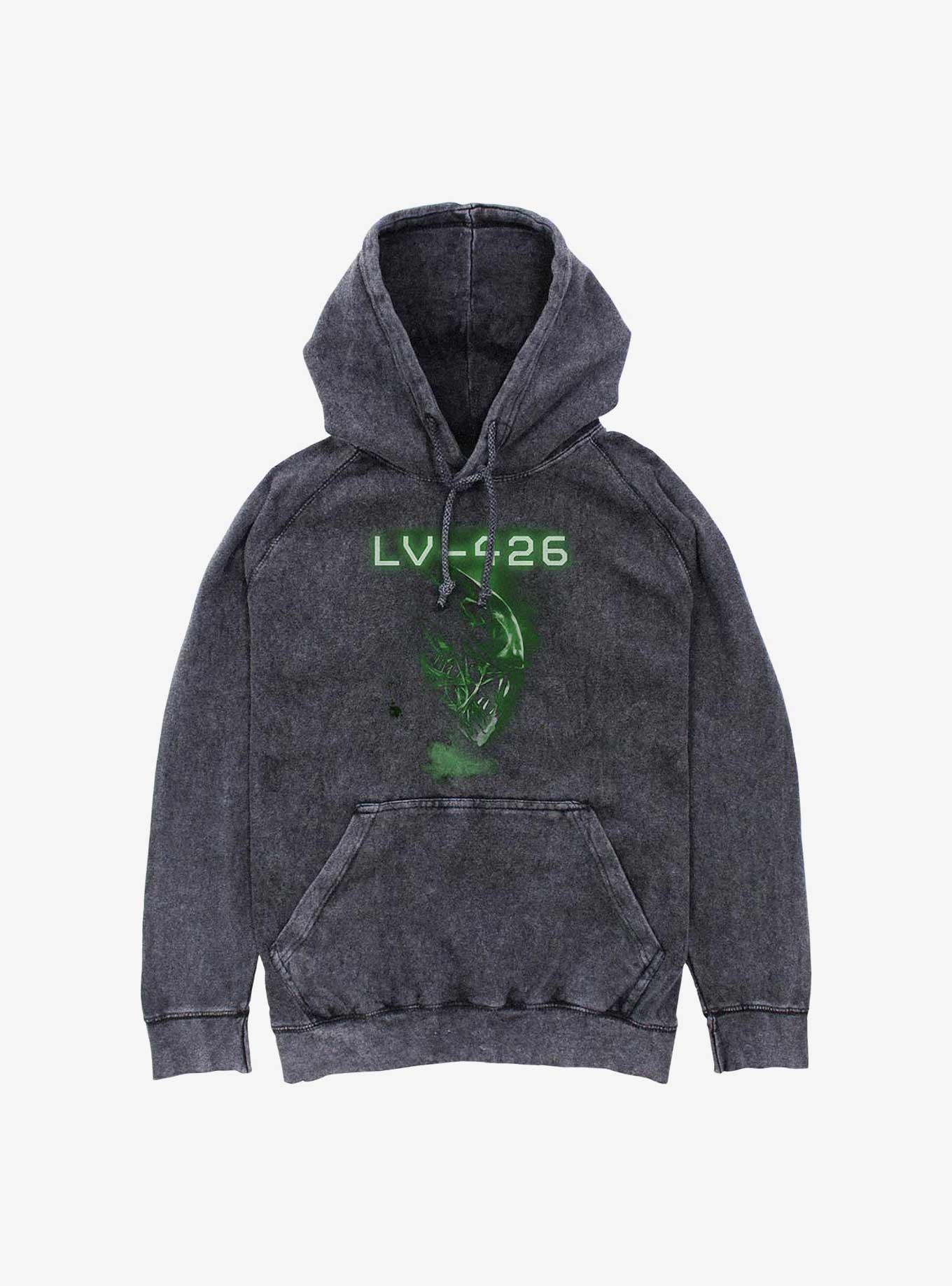 Alien 426 Xenomorph Scan Mineral Wash Hoodie