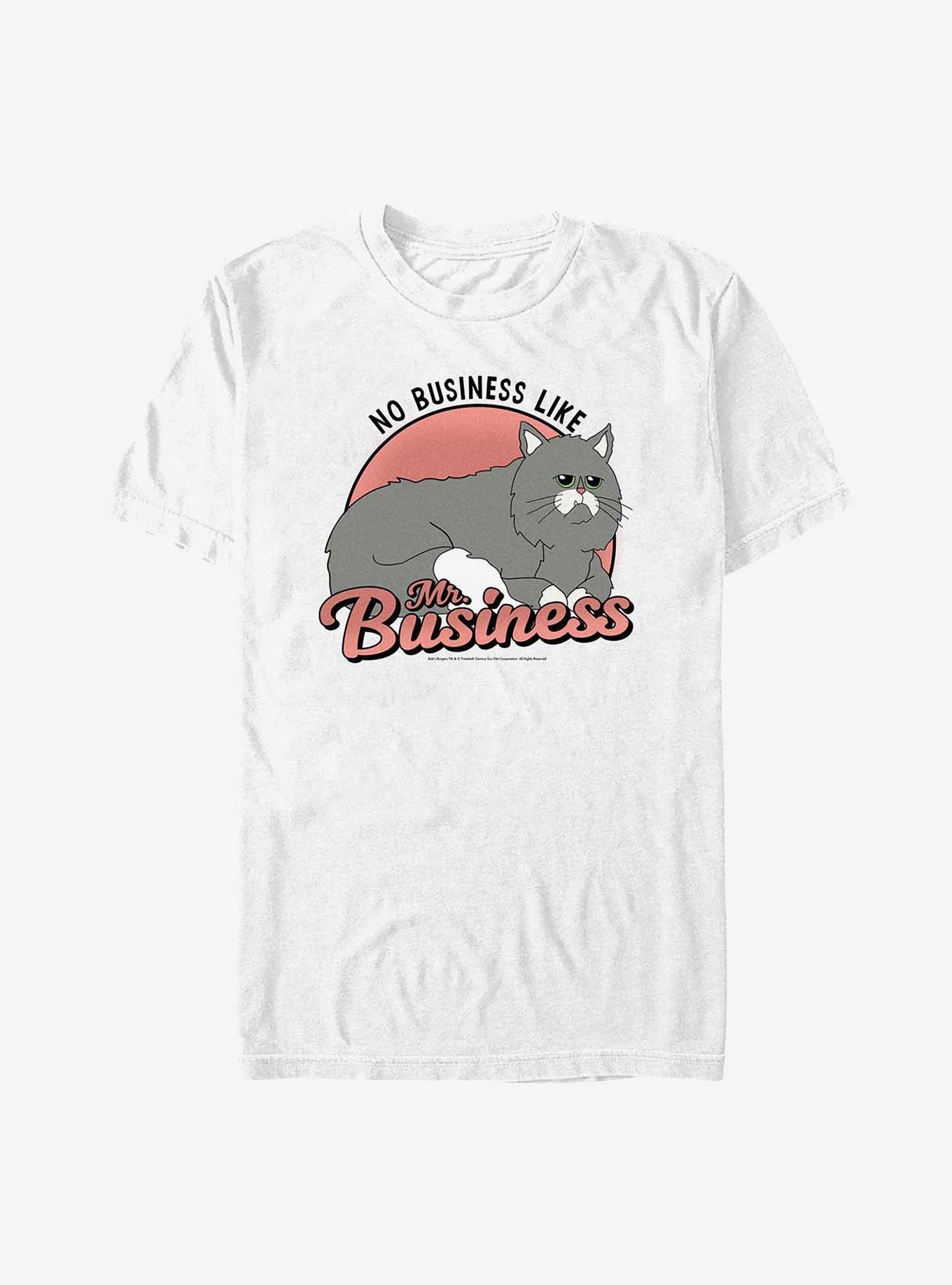 Bob's Burgers No Business Like Mr. Business T-Shirt, WHITE, hi-res