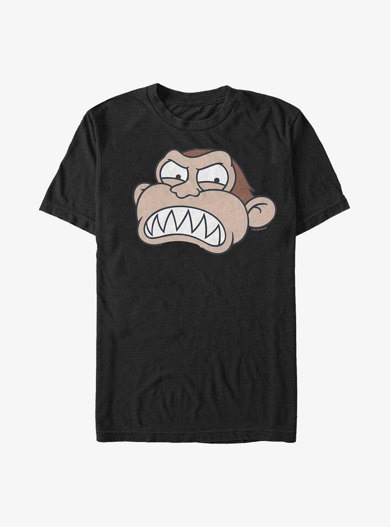 Family Guy Evil Monkey Face T-Shirt, BLACK, hi-res