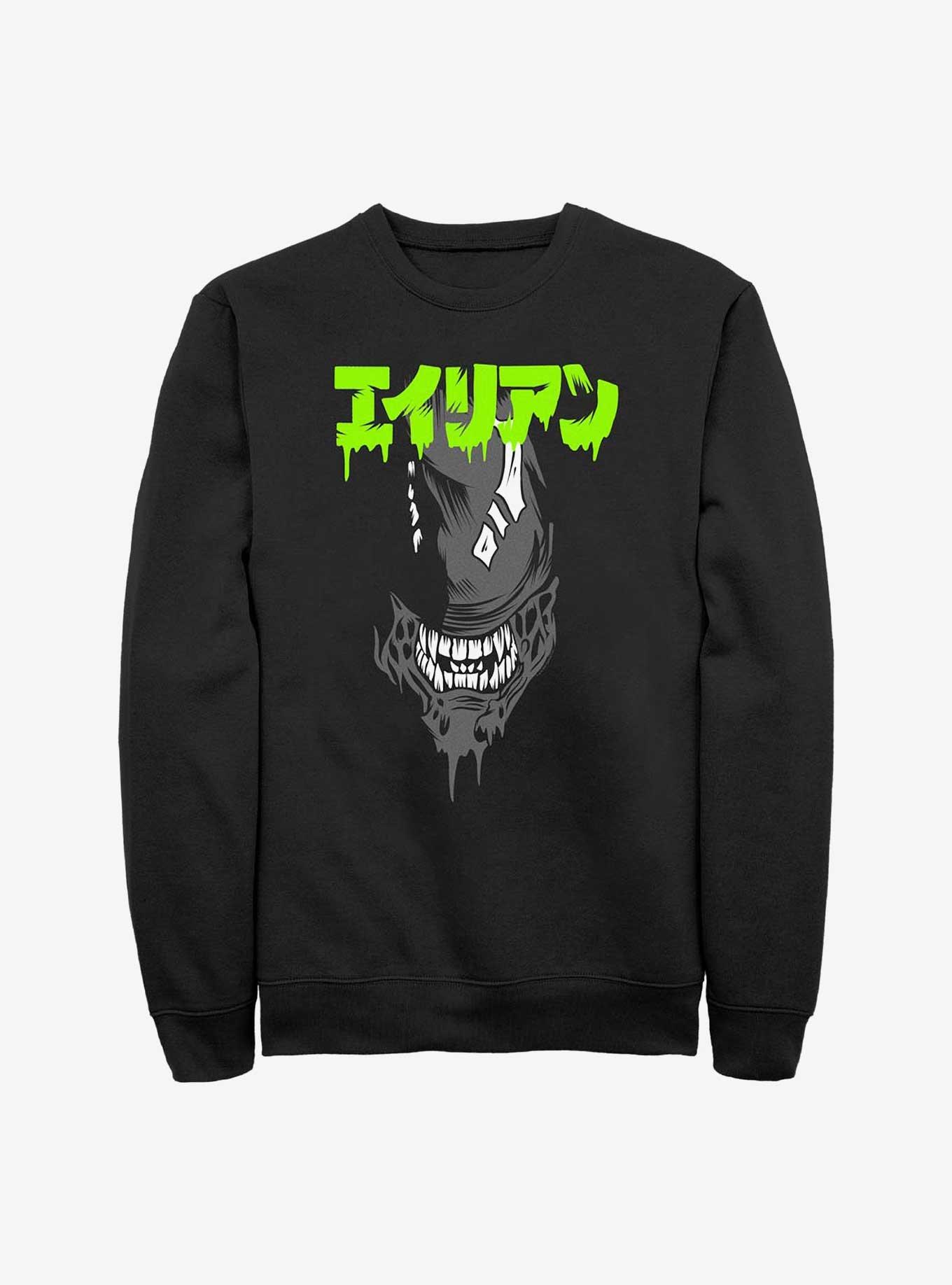 Alien Big Face Kanji Sweatshirt