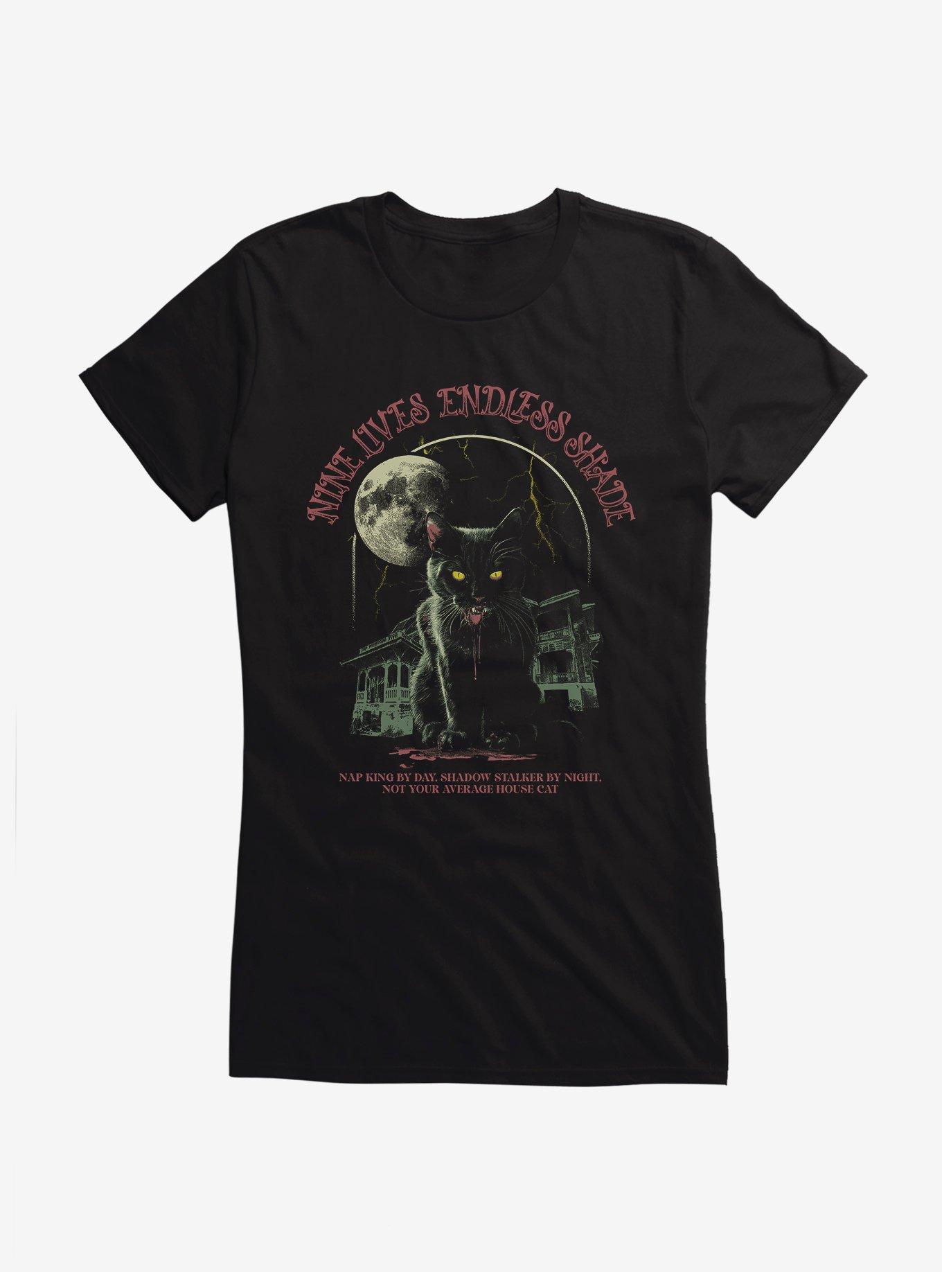 Not Your Average House Cat Girls T-Shirt, BLACK, hi-res