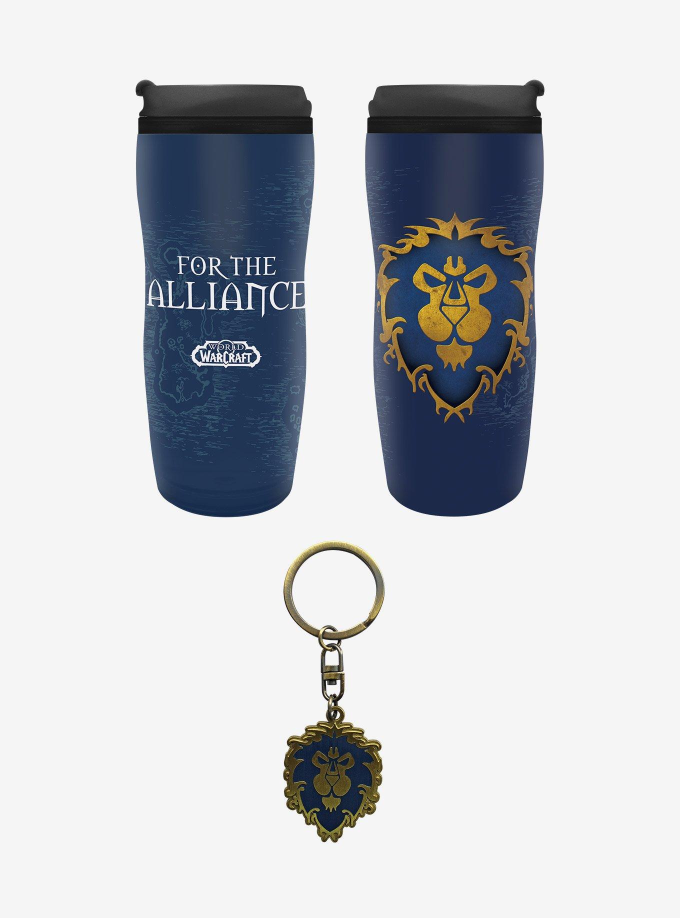 World of Warcraft Alliance Tumbler & Keychain Bundle, , hi-res