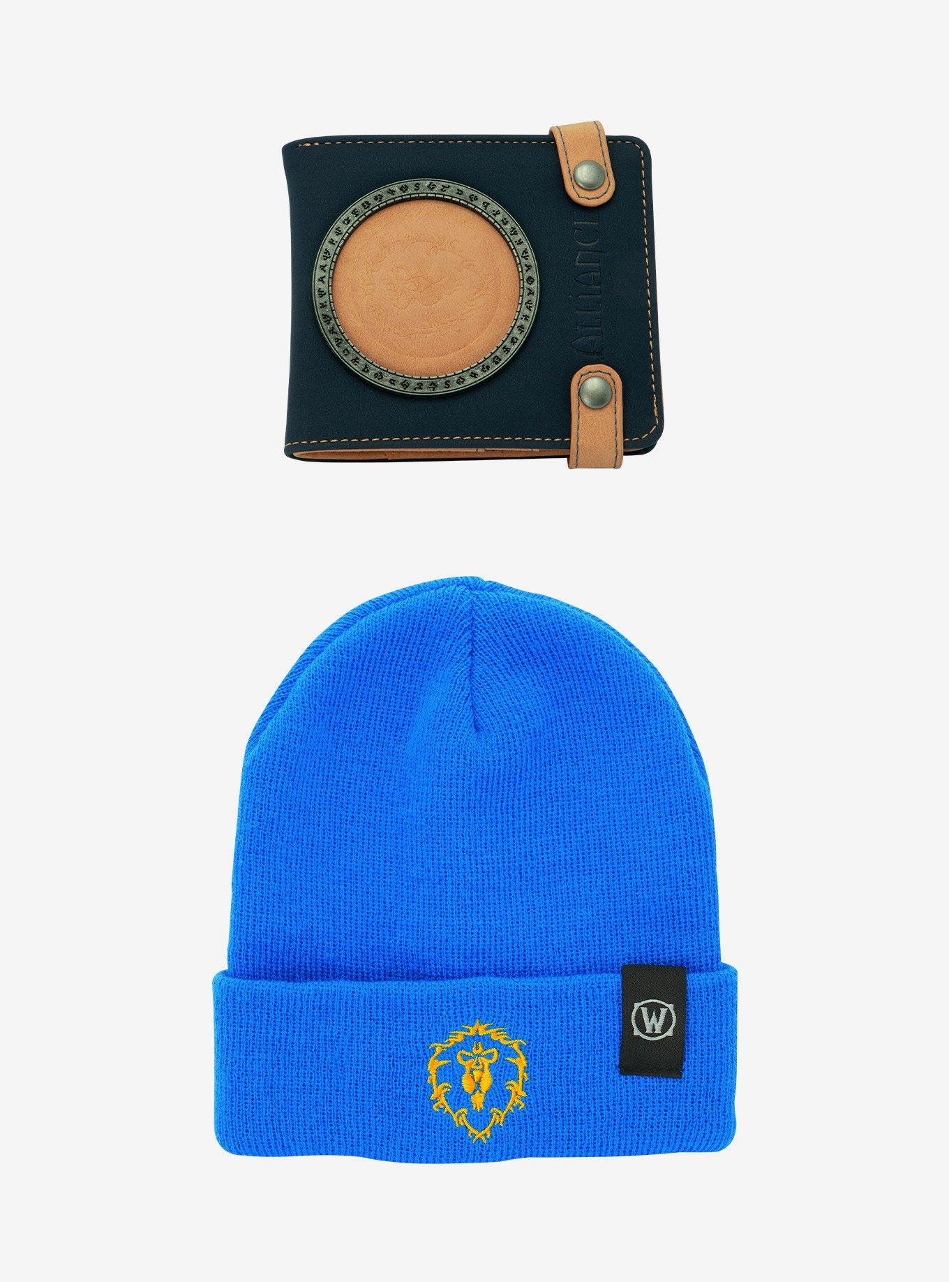 World of Warcraft Alliance Wallet & Beanie Bundle, , hi-res