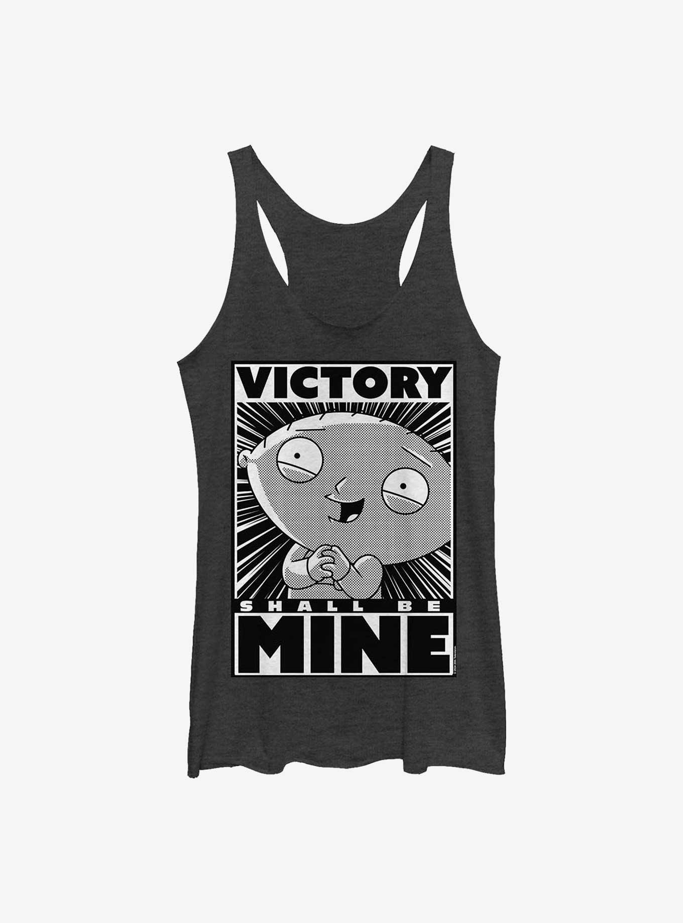 Family Guy Stewie Victory Shall Be Mine Poster Womens Tank Top