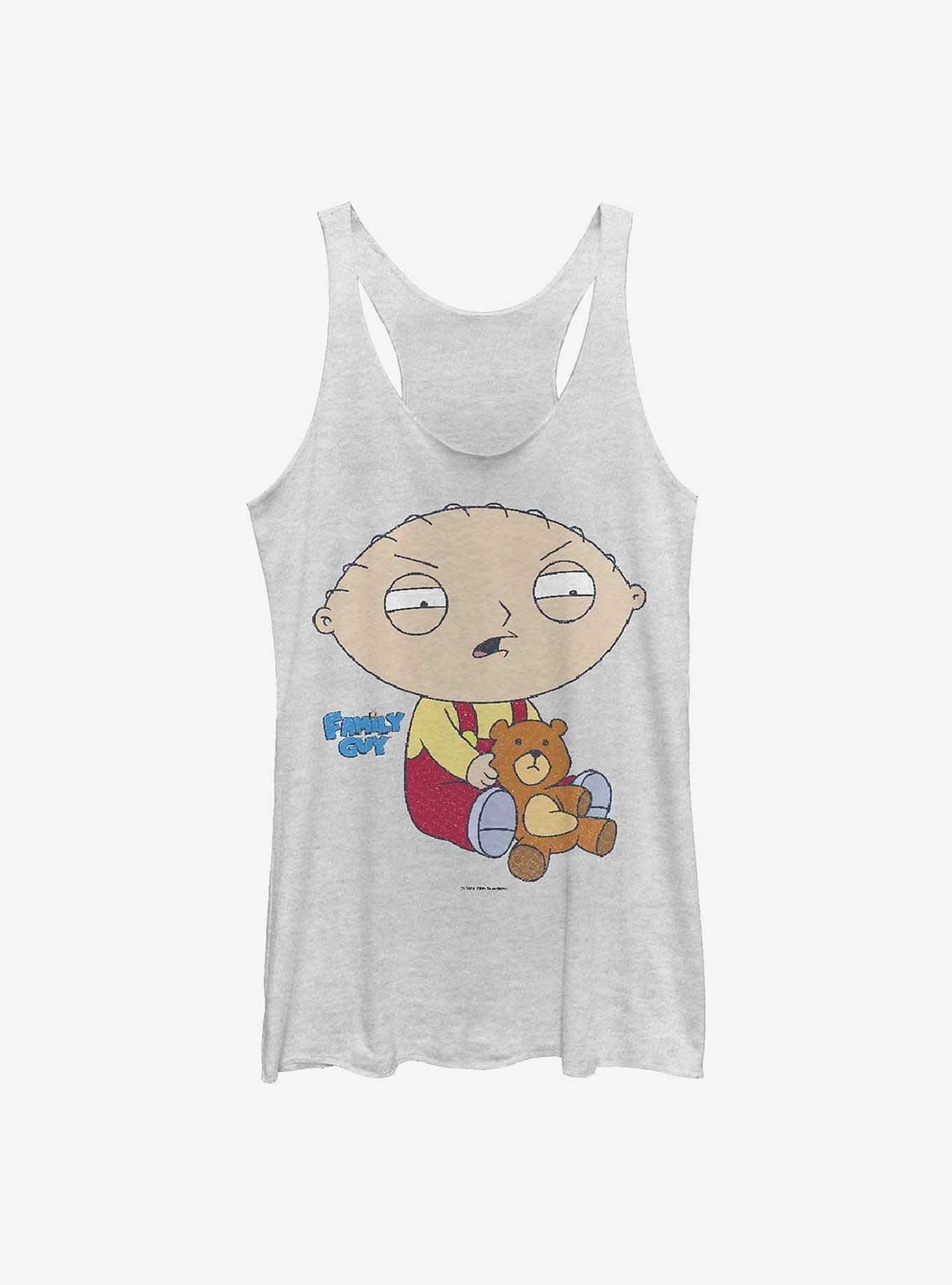 Family Guy Stewie Pose Womens Tank Top, WHITE HTR, hi-res