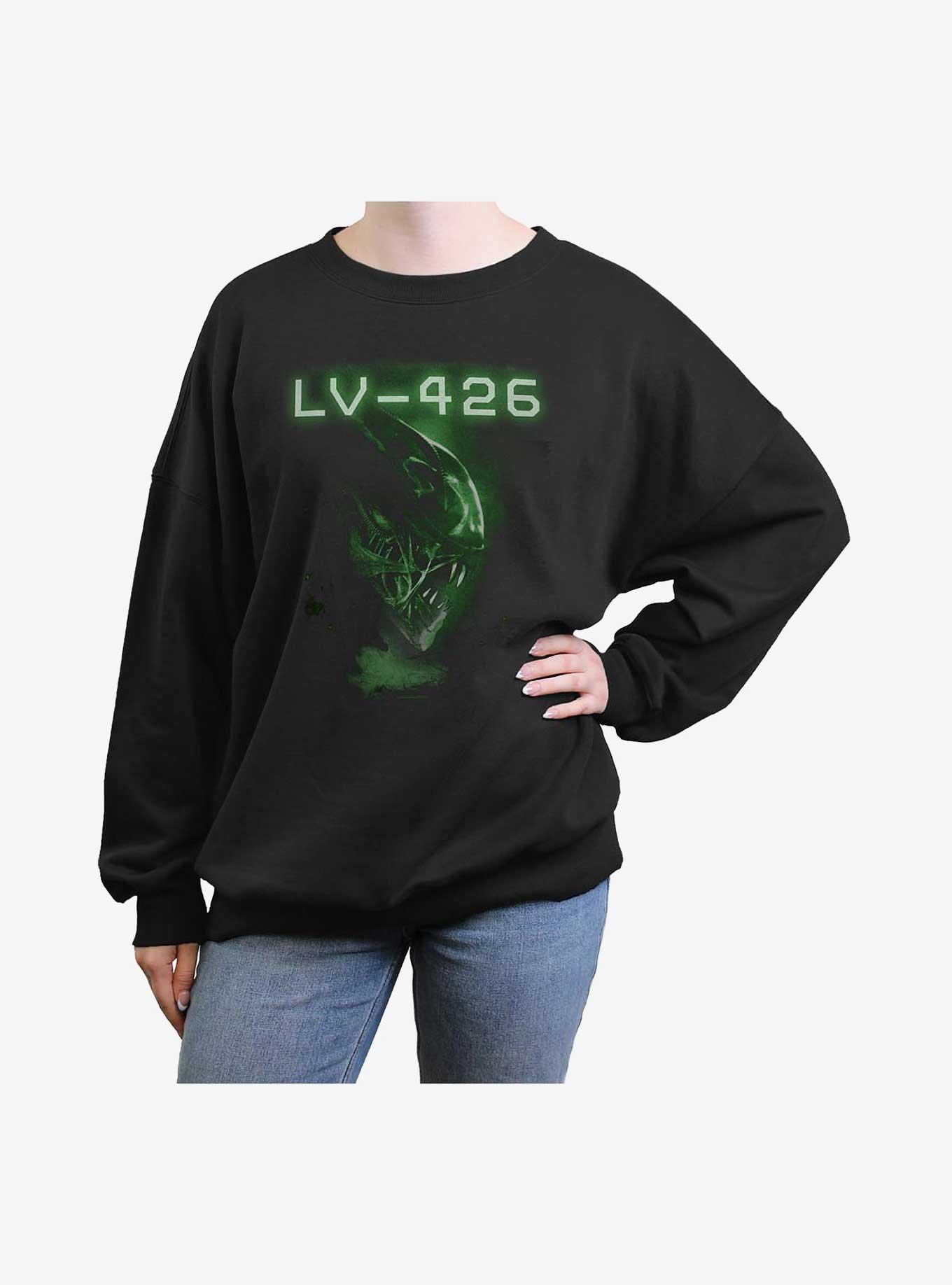 Alien 426 Xenomorph Scan Womens Oversized Sweatshirt, , hi-res