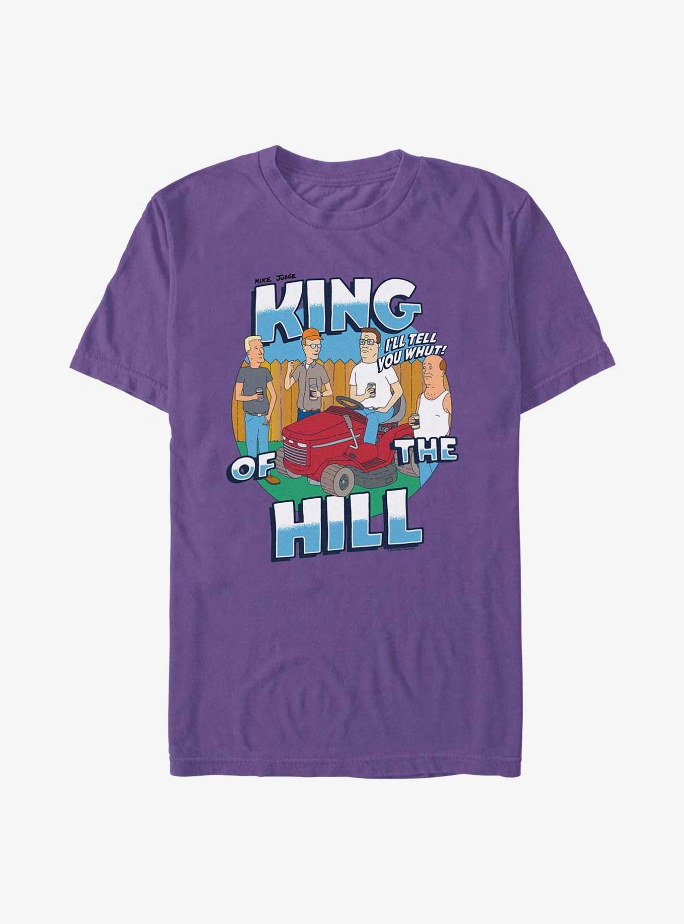 King of the Hill Whut T-Shirt, PURPLE, hi-res