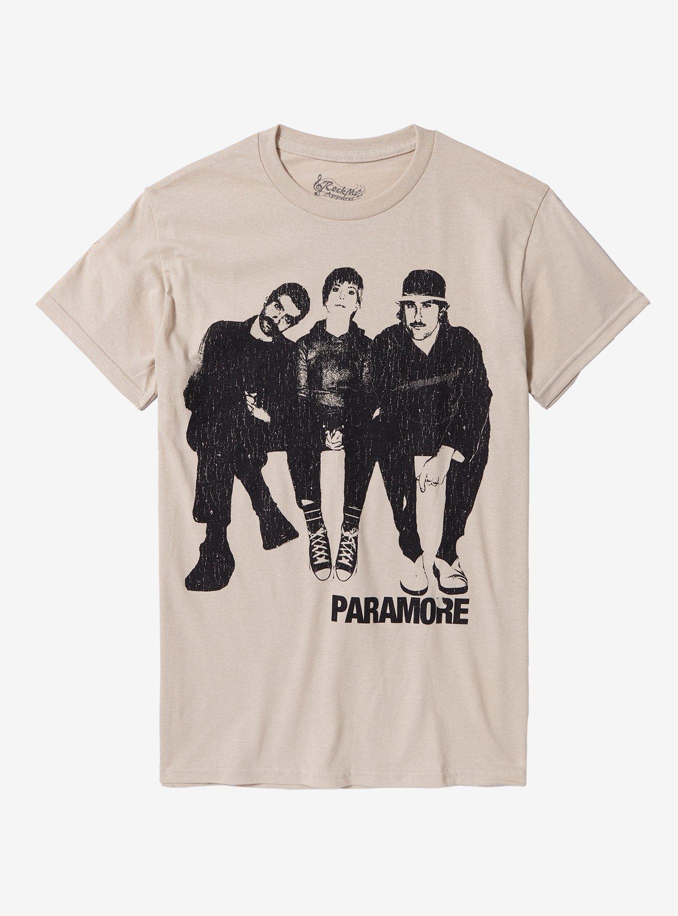 Paramore Group Photo Boyfriend Fit Girls T-Shirt, , hi-res