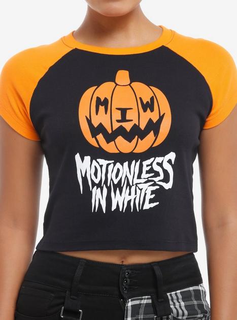 Motionless In White Jack-O'-Lantern Girls Baby Raglan T-Shirt