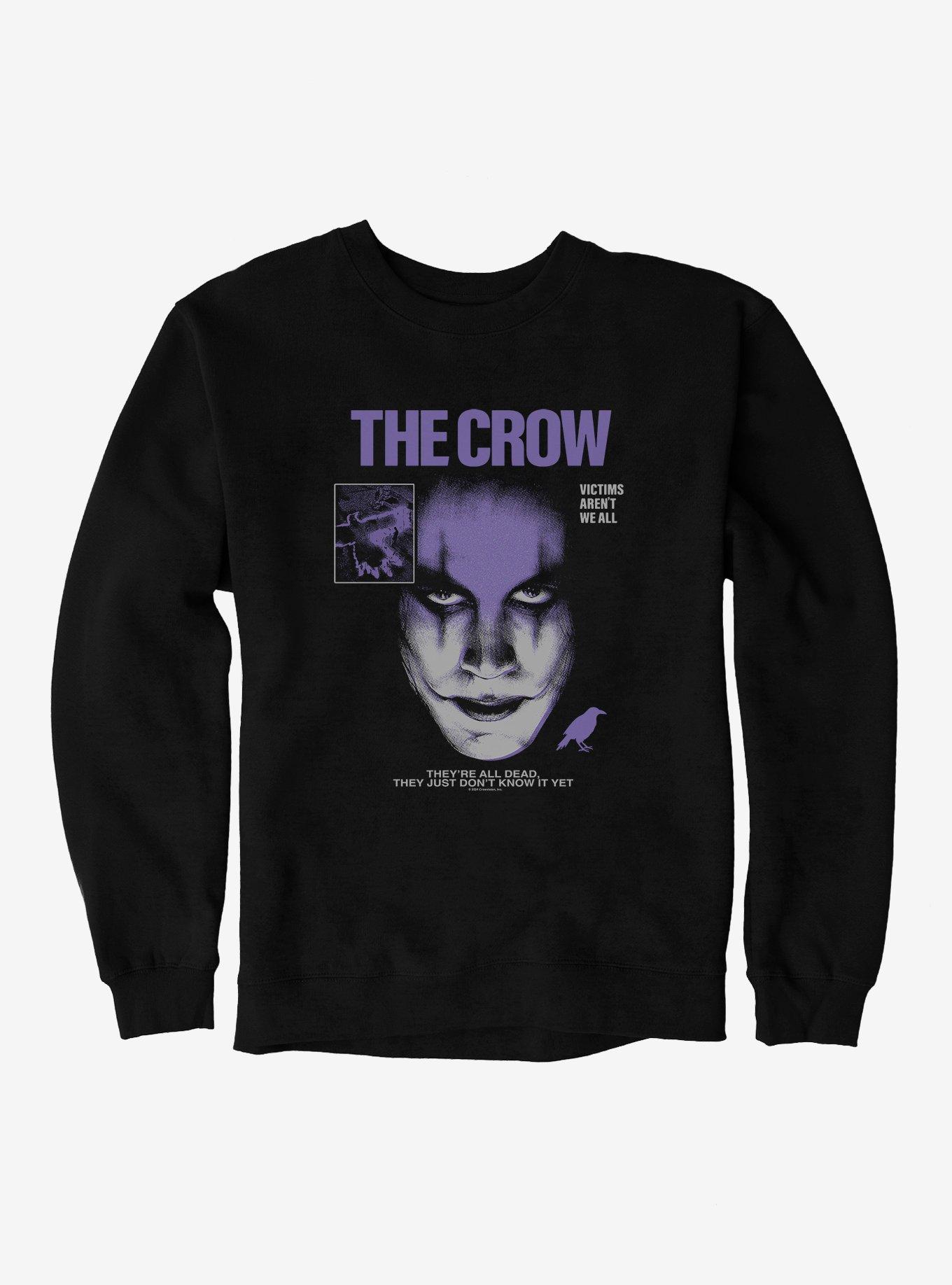 The Crow They're All Dead Sweatshirt, BLACK, hi-res