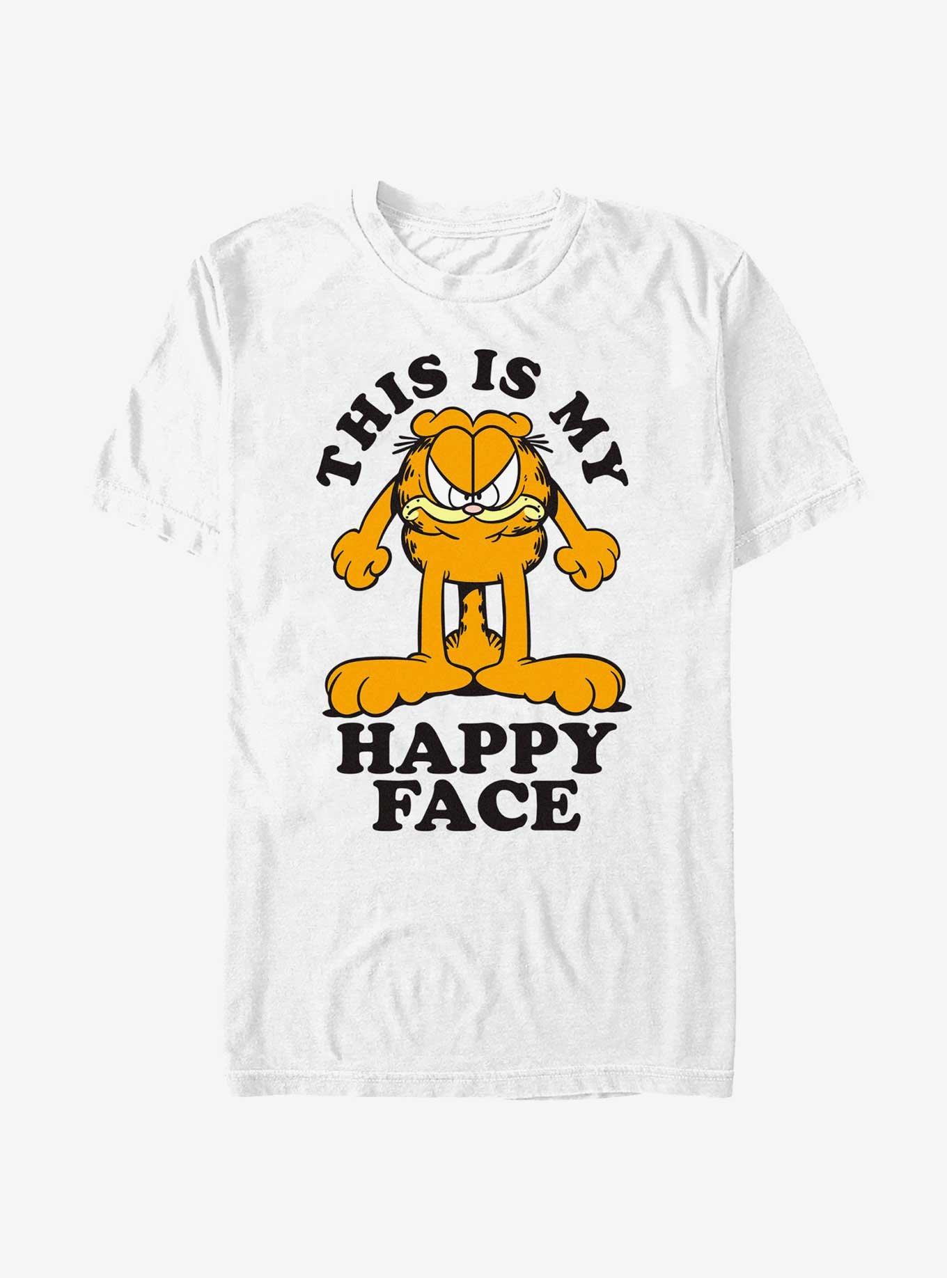 Garfield This Is My Happy Face T-Shirt, , hi-res