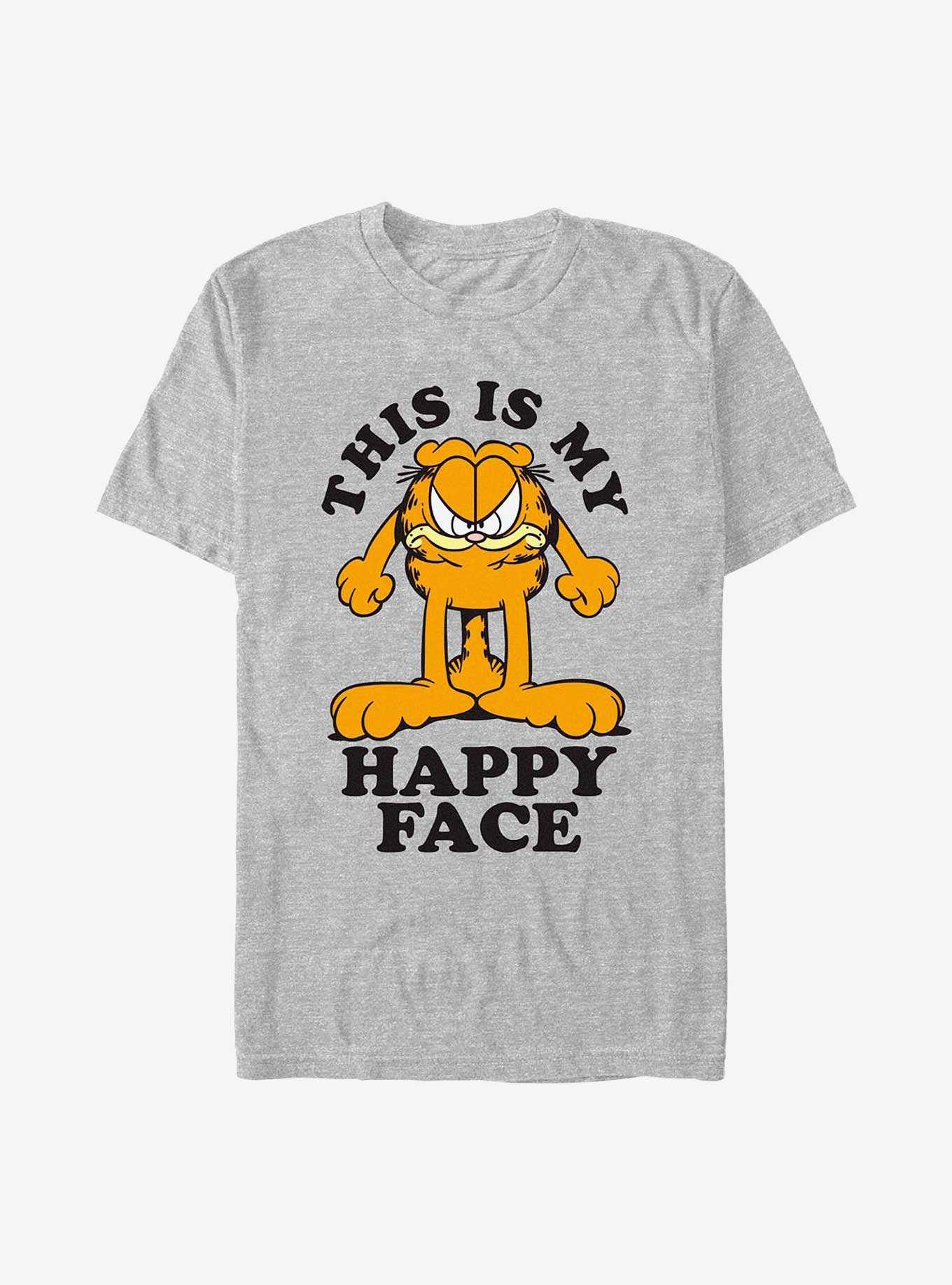 Garfield This Is My Happy Face T-Shirt, , hi-res