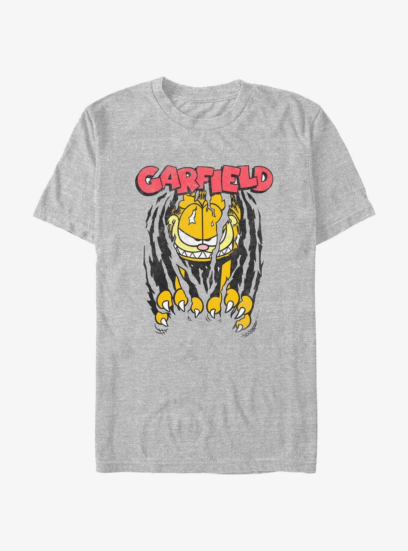 Garfield Claws Out T-Shirt, ATH HTR, hi-res