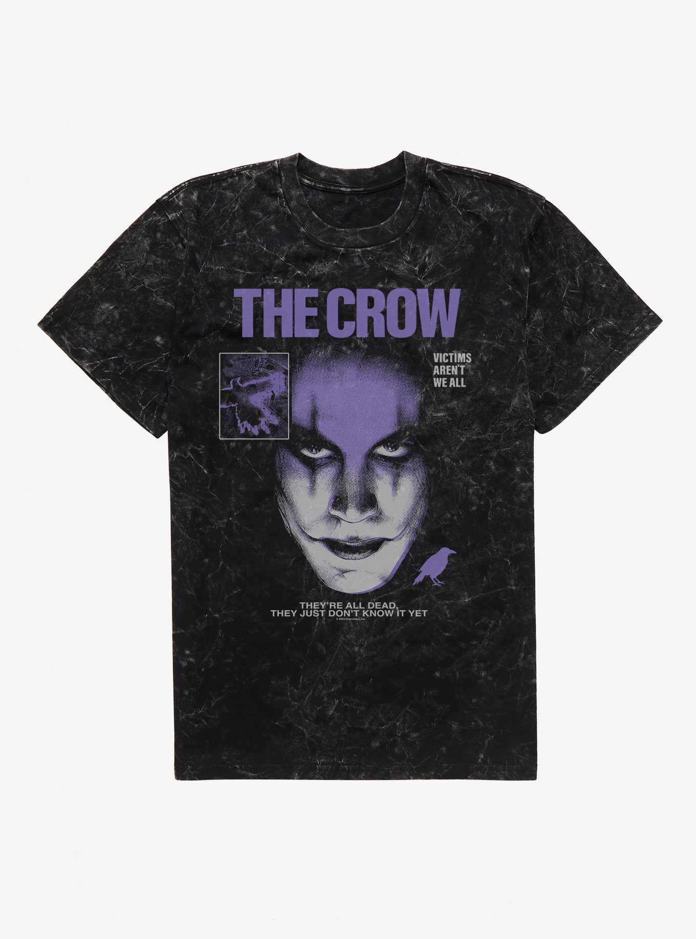 The Crow They're All Dead Mineral Wash T-Shirt, , hi-res