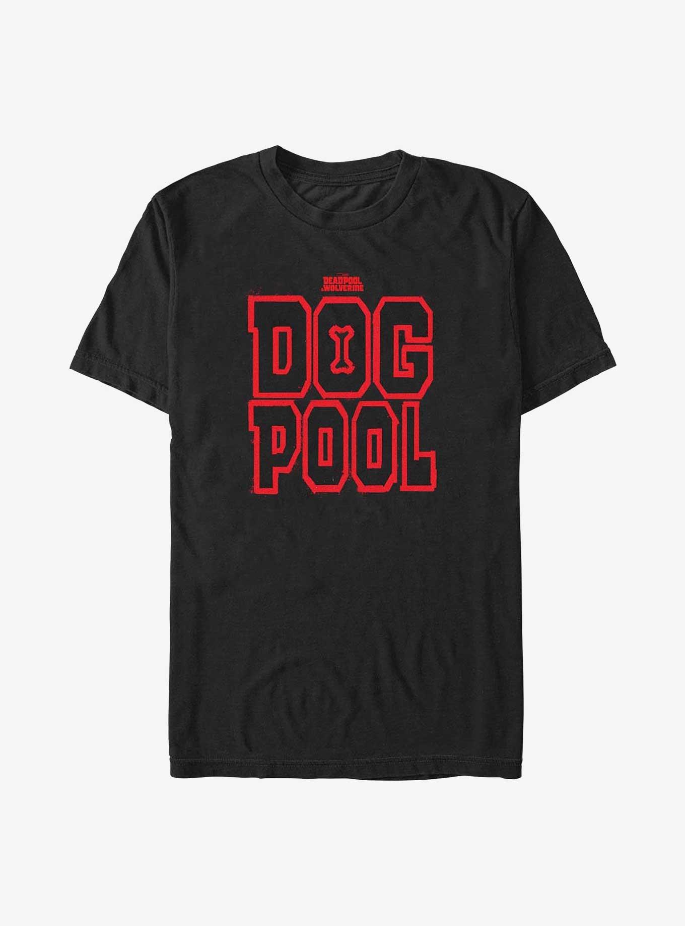 Marvel Deadpool & Wolverine Dogpool Letters Big & Tall T-Shirt