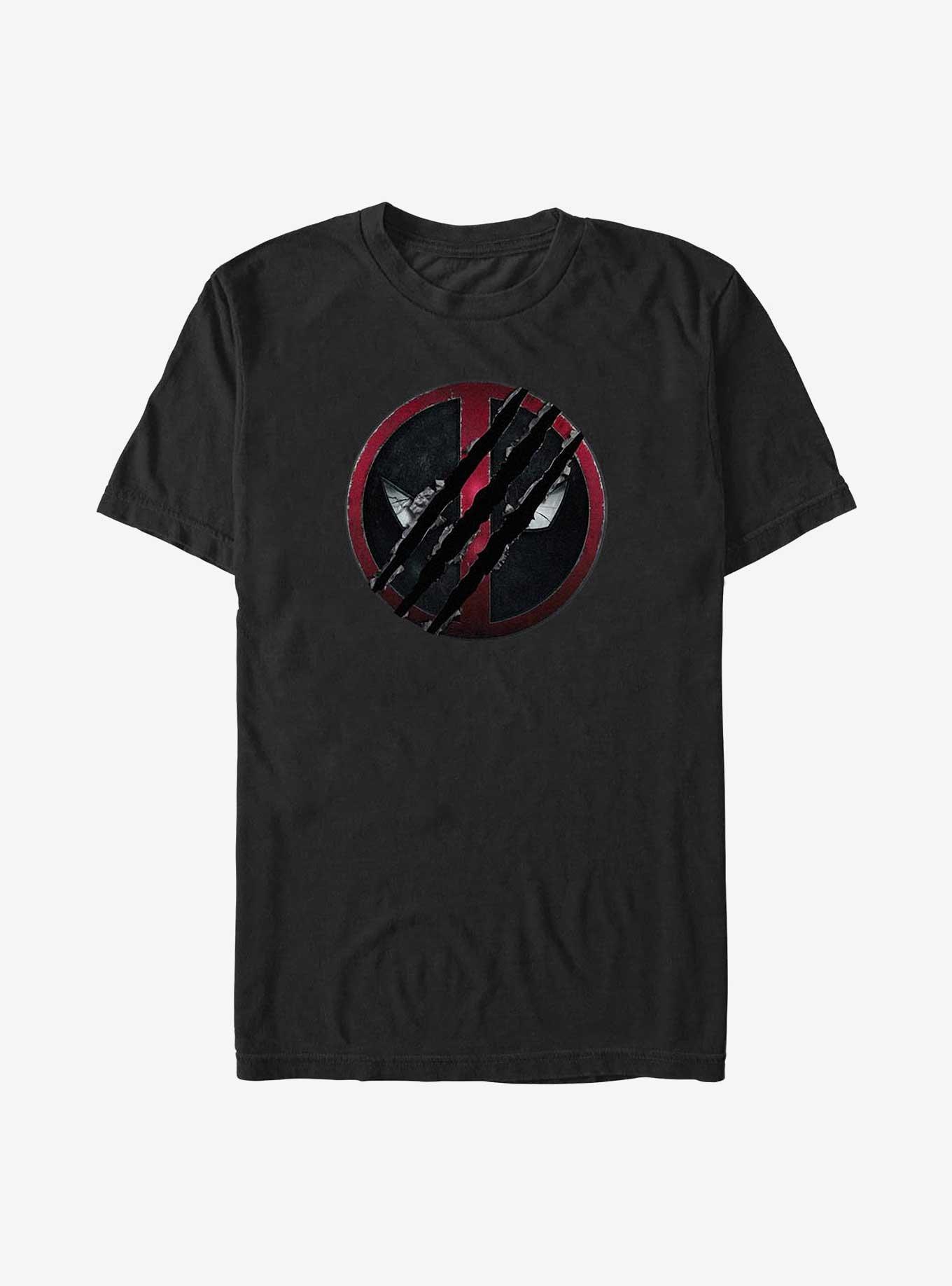 Marvel Deadpool & Wolverine Snikt Pool Emblem Big & Tall T-Shirt