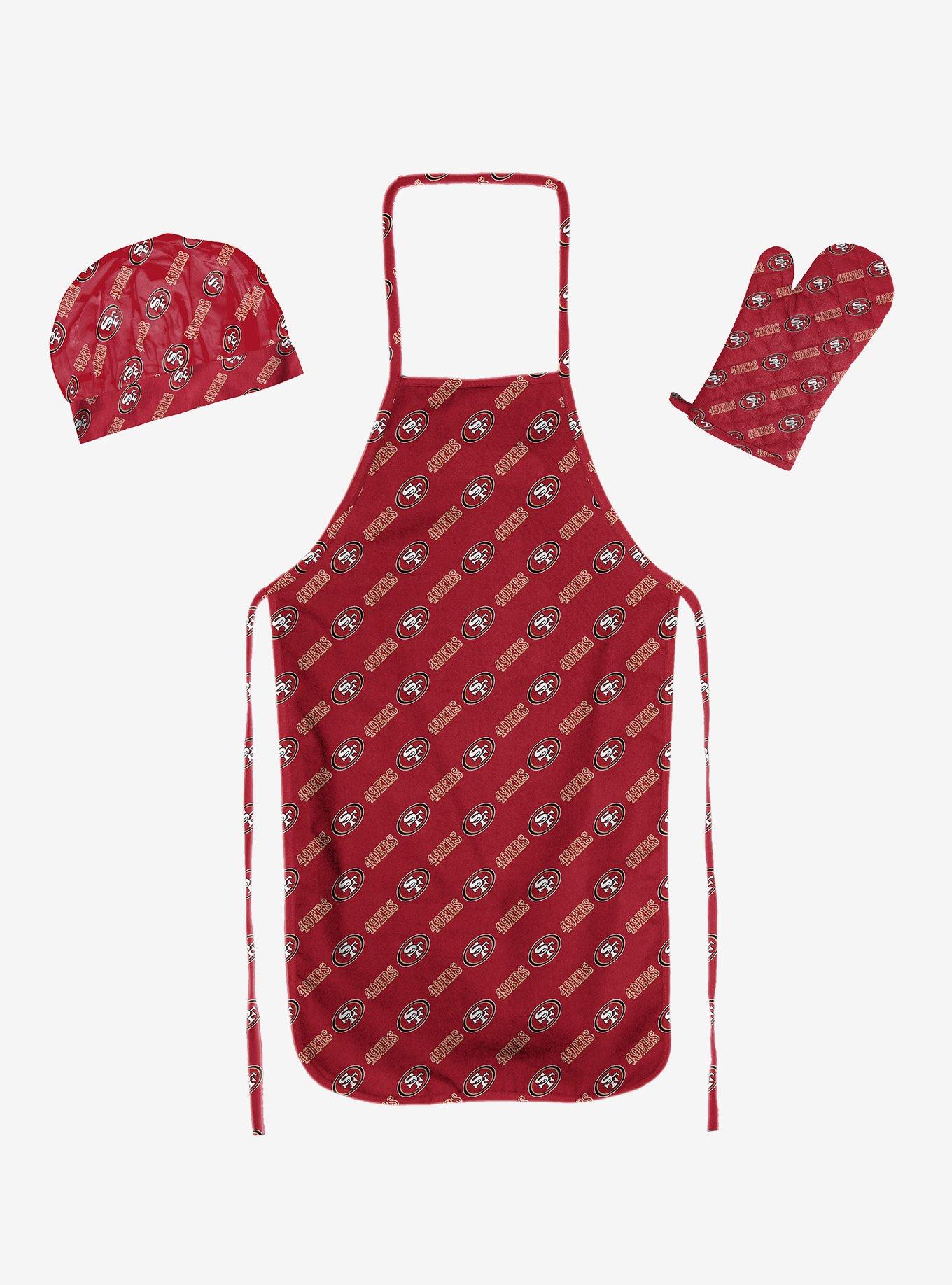 NFL 49ers Apron Mitt Hat Set, , hi-res