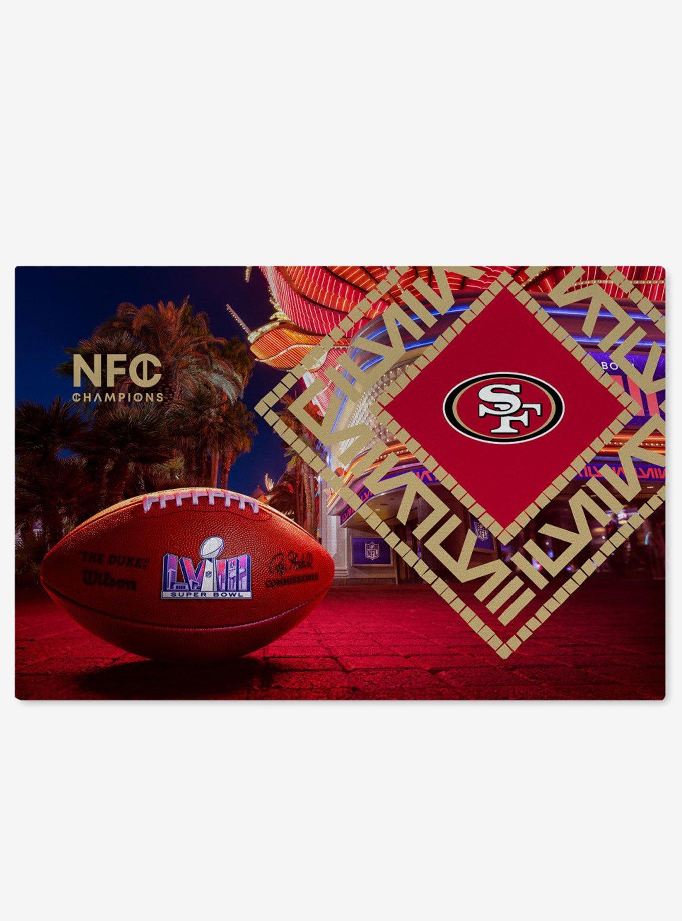 NFL 49ers SB58 Arrival Participant Small Washable Rug, , hi-res