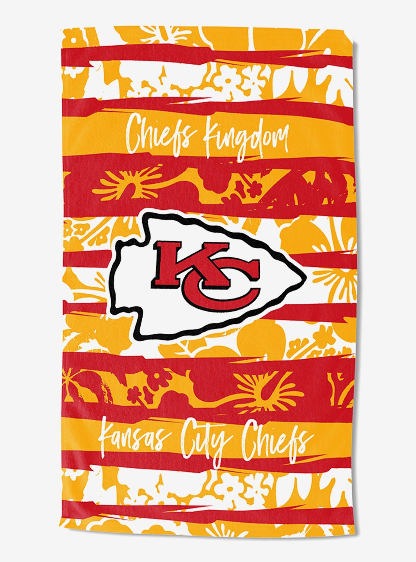 NFL Chiefs Pocket Beach Towel, , hi-res