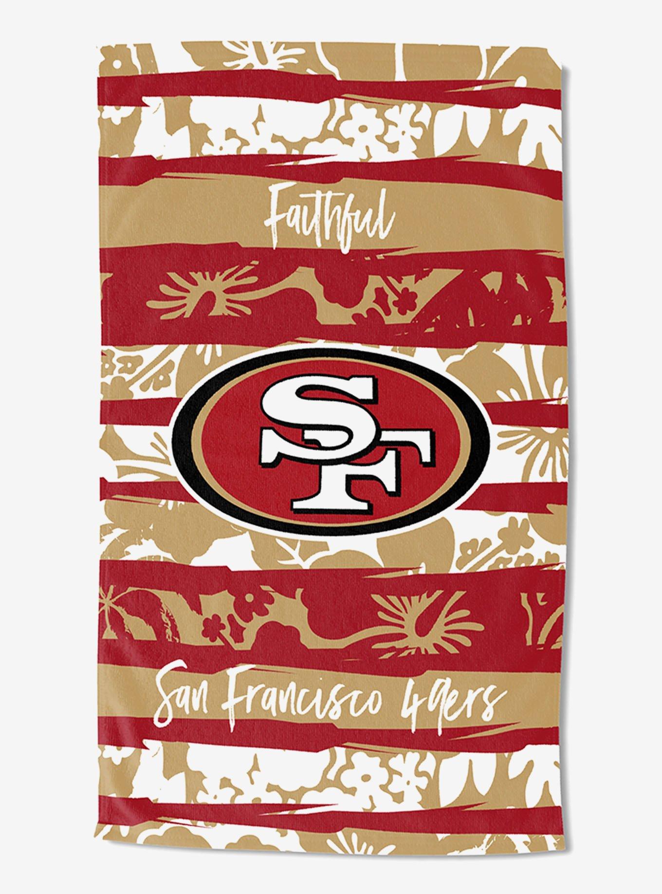 NFL 49ers Pocket Beach Towel, , hi-res