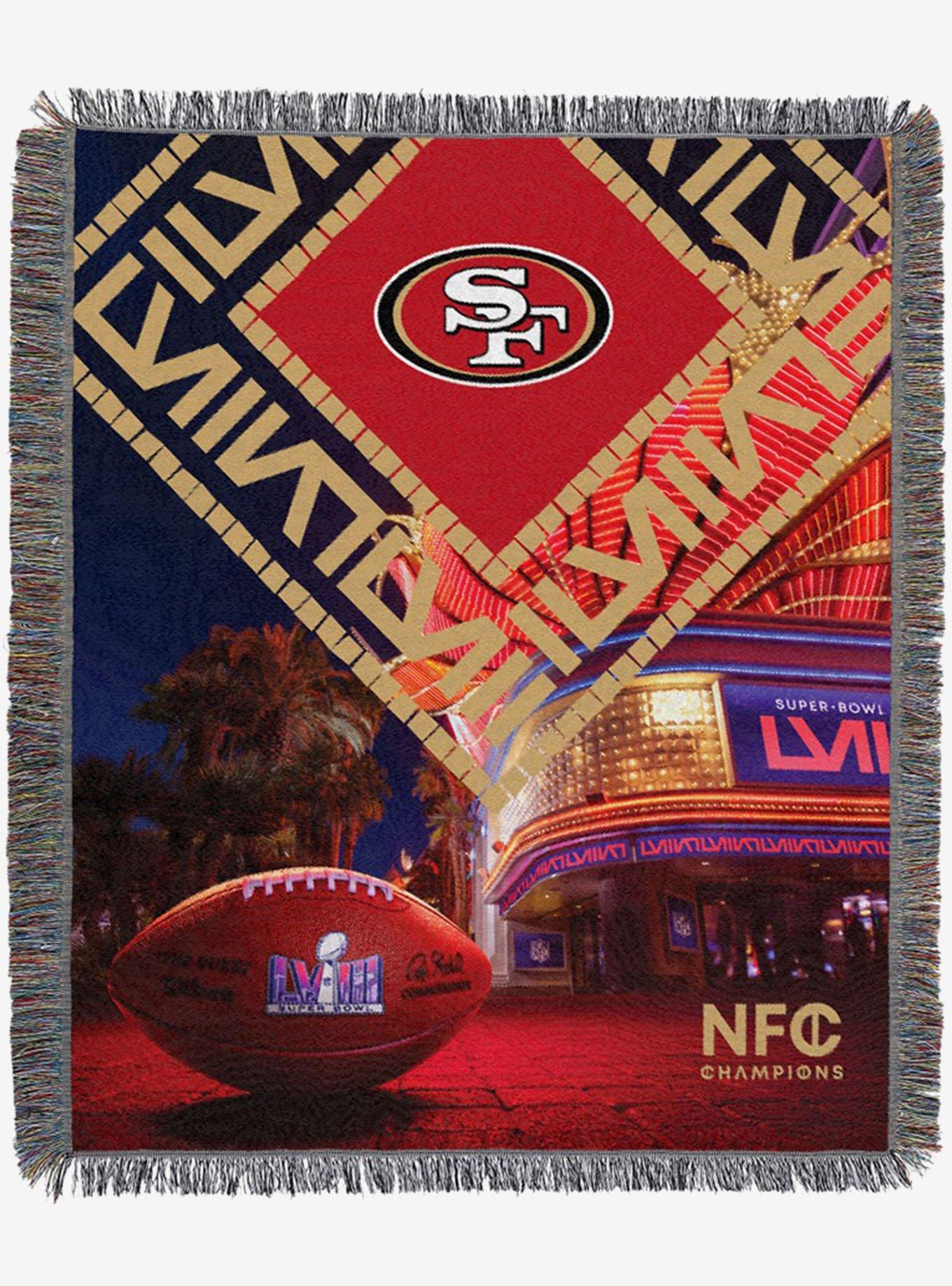 NFL 49ers SB58 Arrival Participant Woven Tapestry, , hi-res