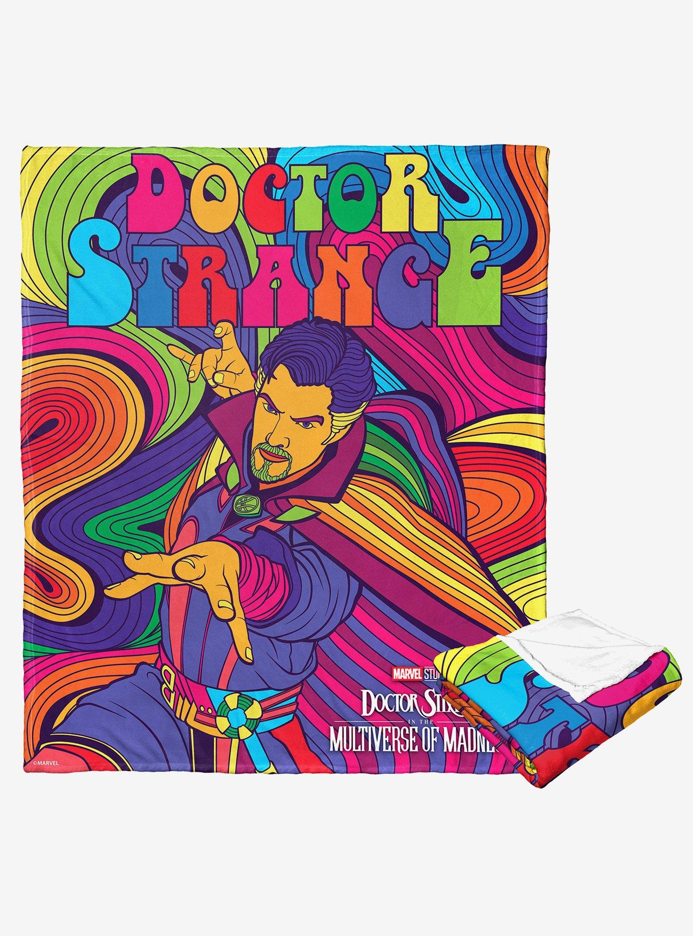 Marvel Dr. Strange Psychedelic Strange Silk Touch Throw Blanket, , hi-res