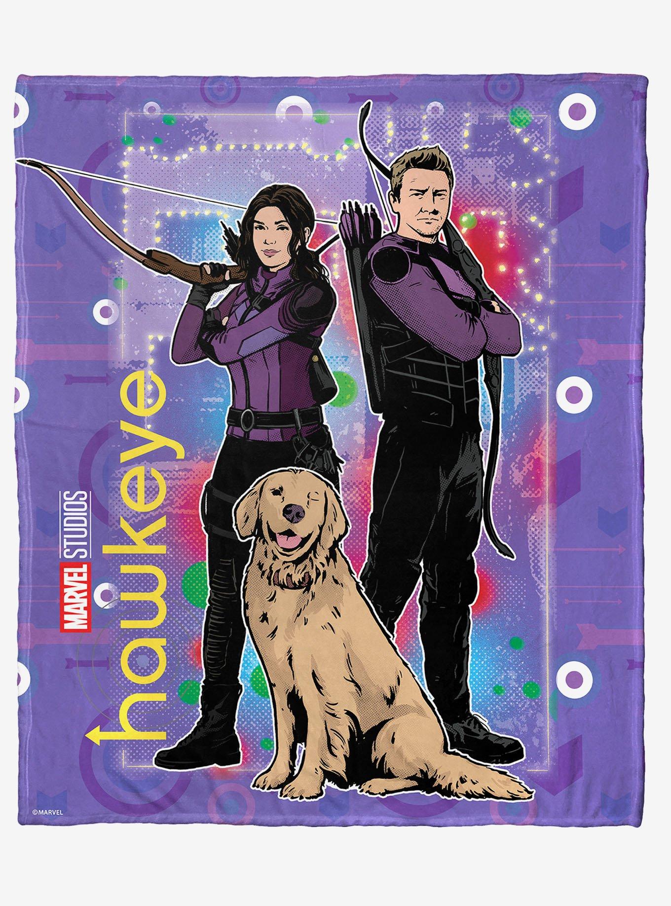 Marvel Hawkeye Holiday Hawkeye Silk Touch Throw Blanket, , hi-res