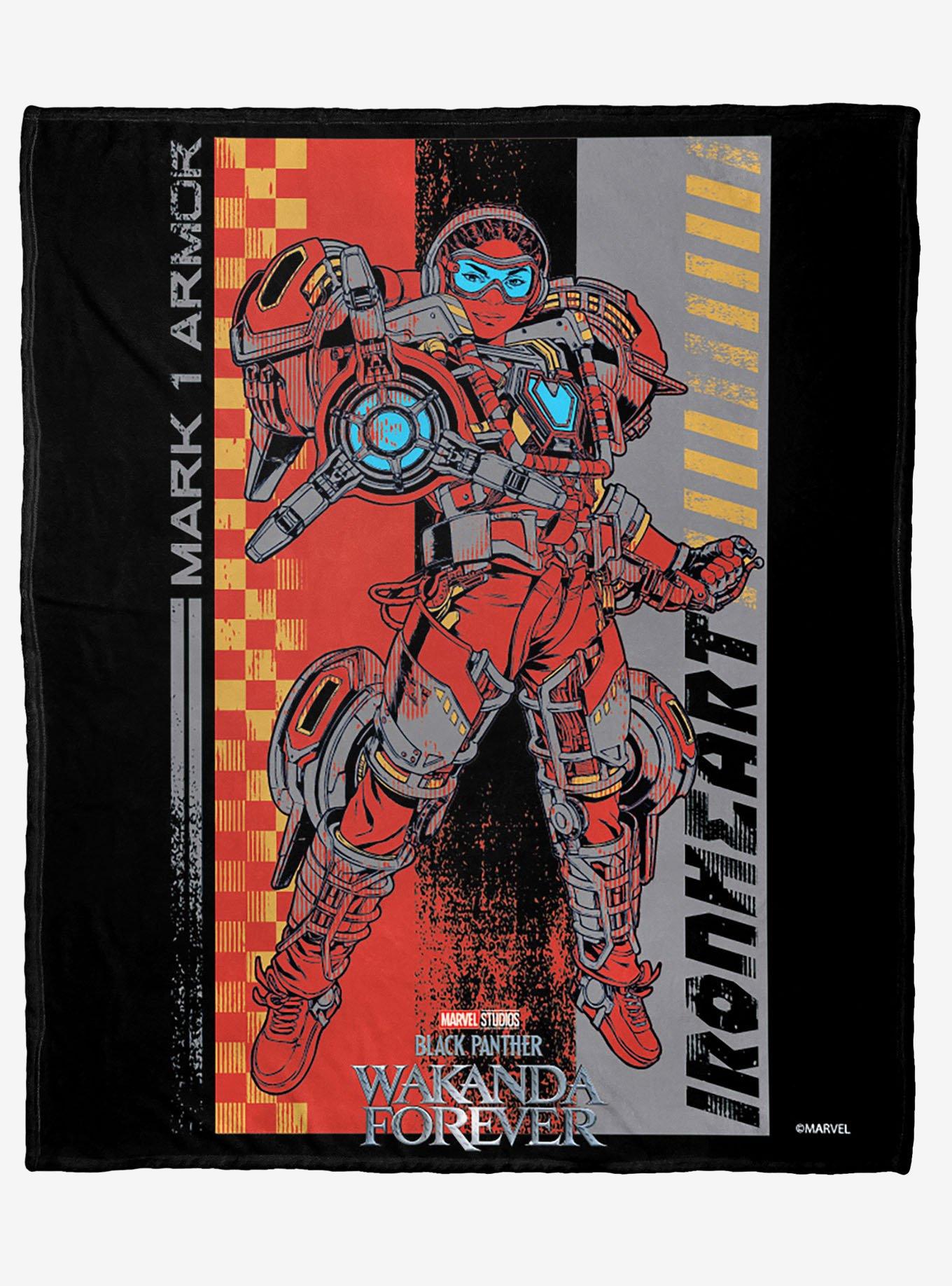 Marvel Black Panther Ironheart Silk Touch Throw Blanket, , hi-res