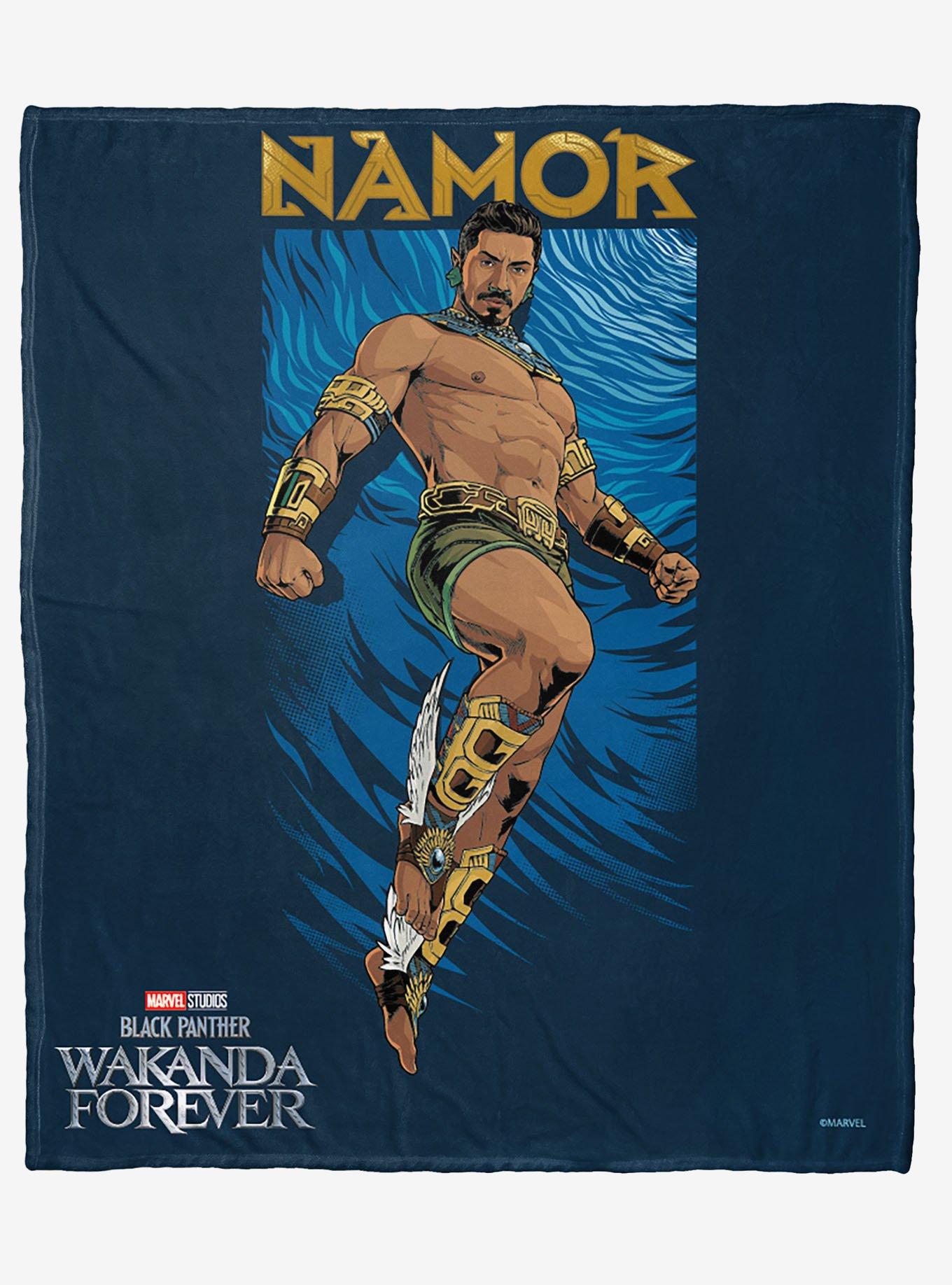 Marvel Black Panther Blanket Namor Silk Touch Throw, , hi-res