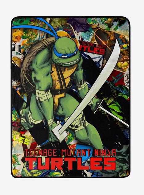 Teenage Mutant Ninja Turtles Leader Leo Micro Raschel Throw | BoxLunch