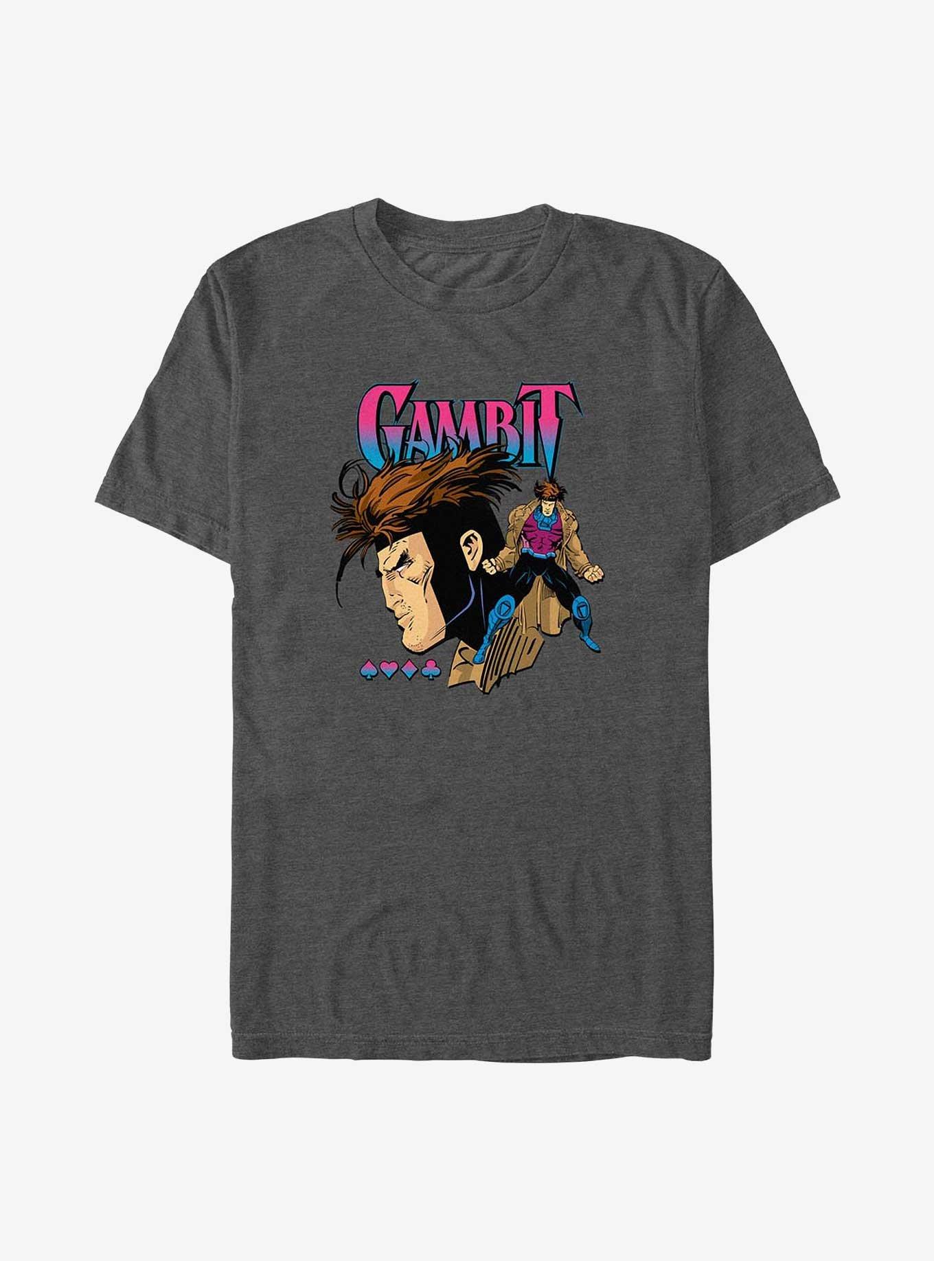 X-Men Gambit Card Suits Big & Tall T-Shirt, , hi-res