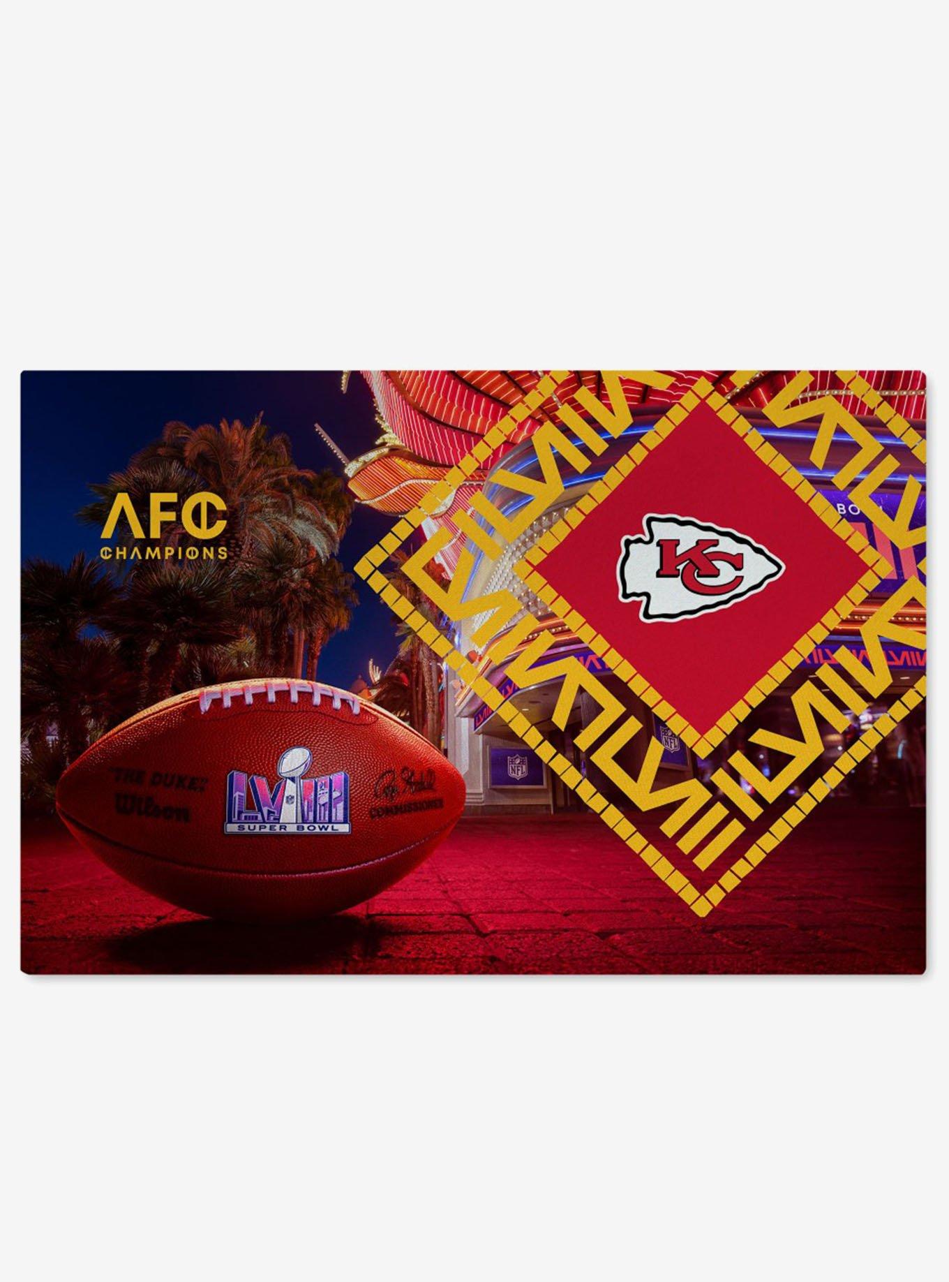 NFL Chiefs SB58 Arrival Participant Small Washable Rug, , hi-res